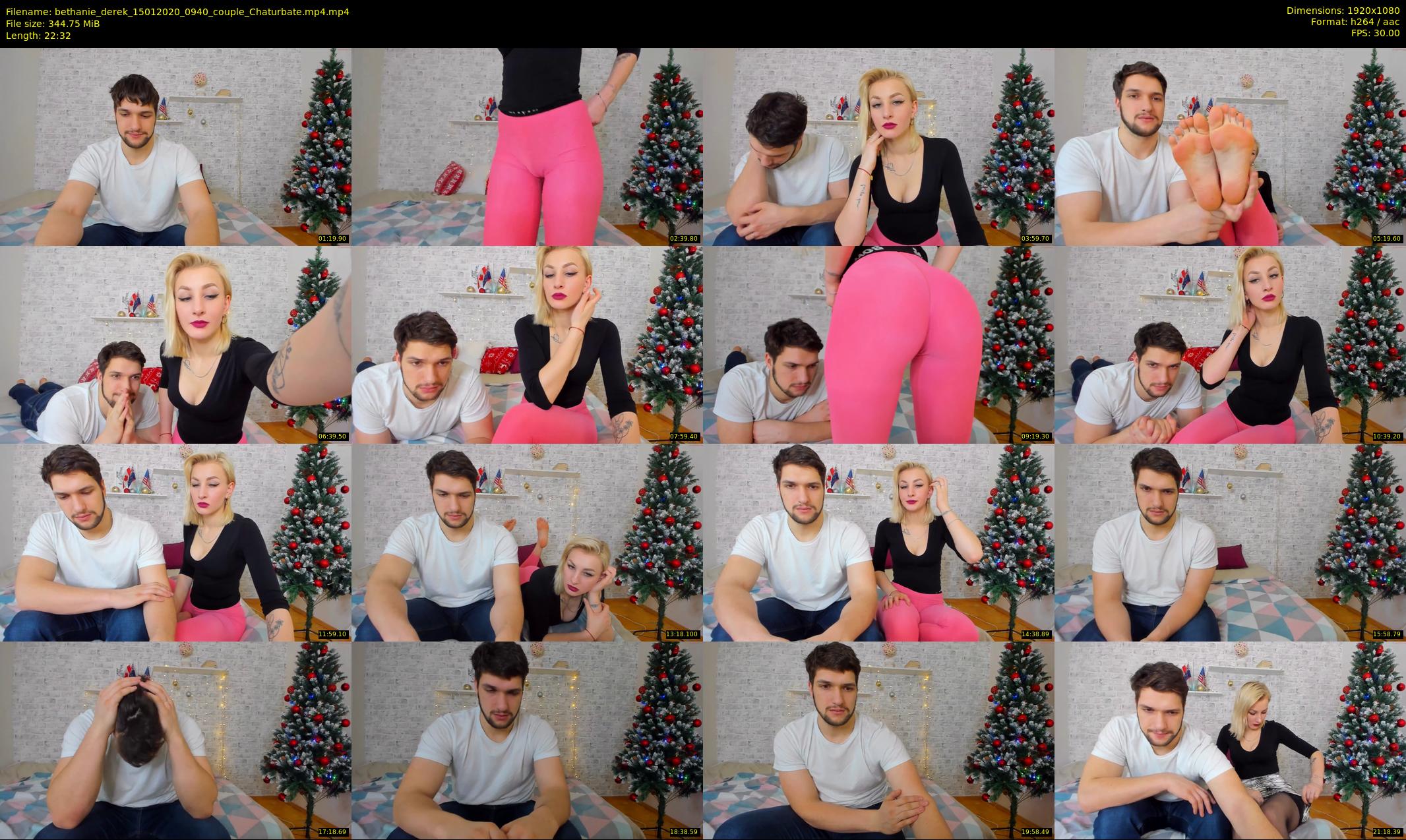 bethanie_derek — 23 minute Chaturbate couple cam show recording, 1080p, Jan 15, 2020