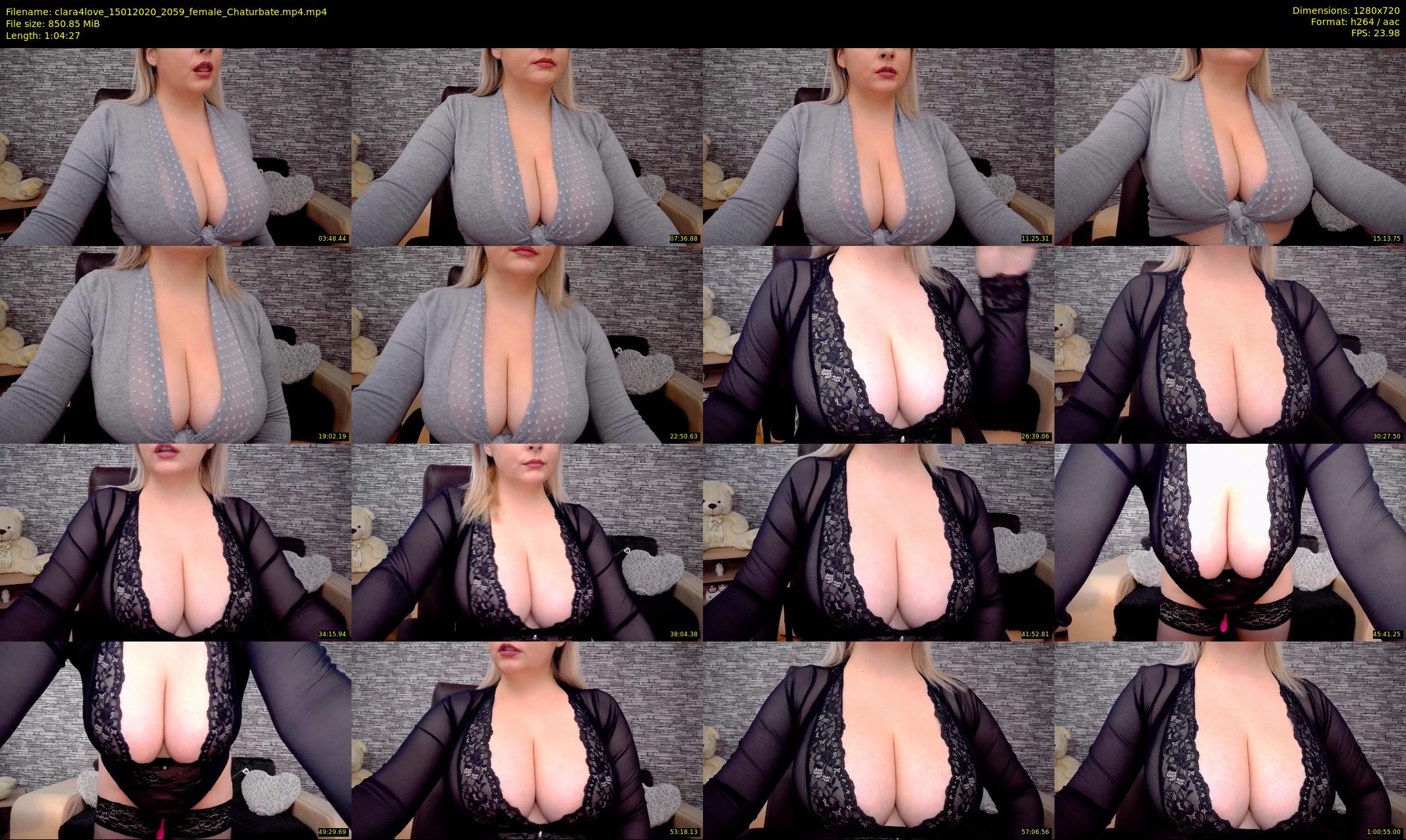clara4love — 65 minute Chaturbate female cam show recording, 720p, Jan 15, 2020