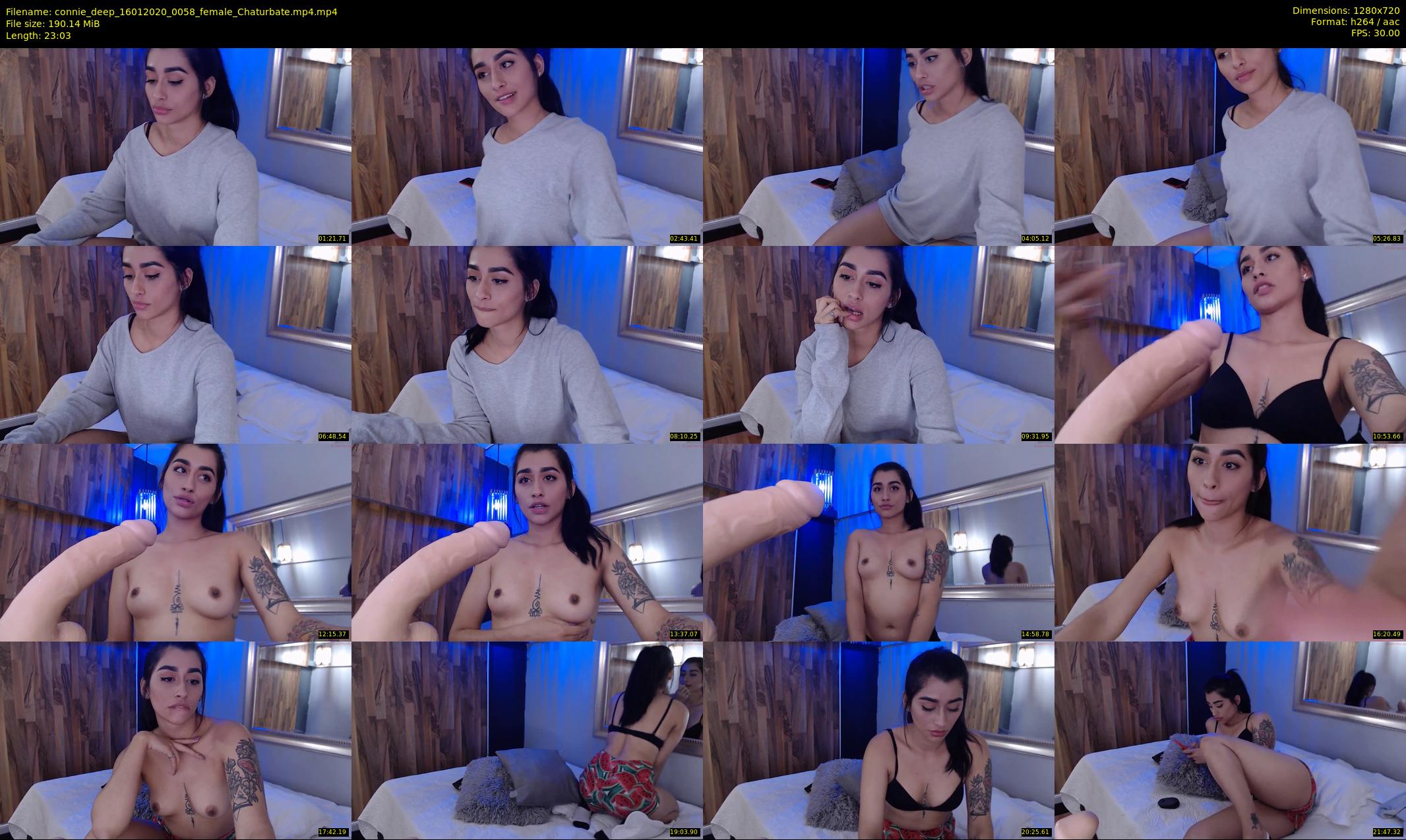 connie_deep — 24 minute Chaturbate female cam show recording, 720p, Jan 16, 2020