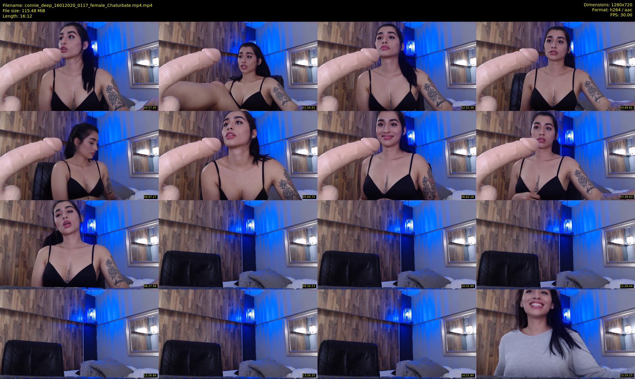 connie_deep — 17 minute Chaturbate female cam show recording, 720p, Jan 16, 2020