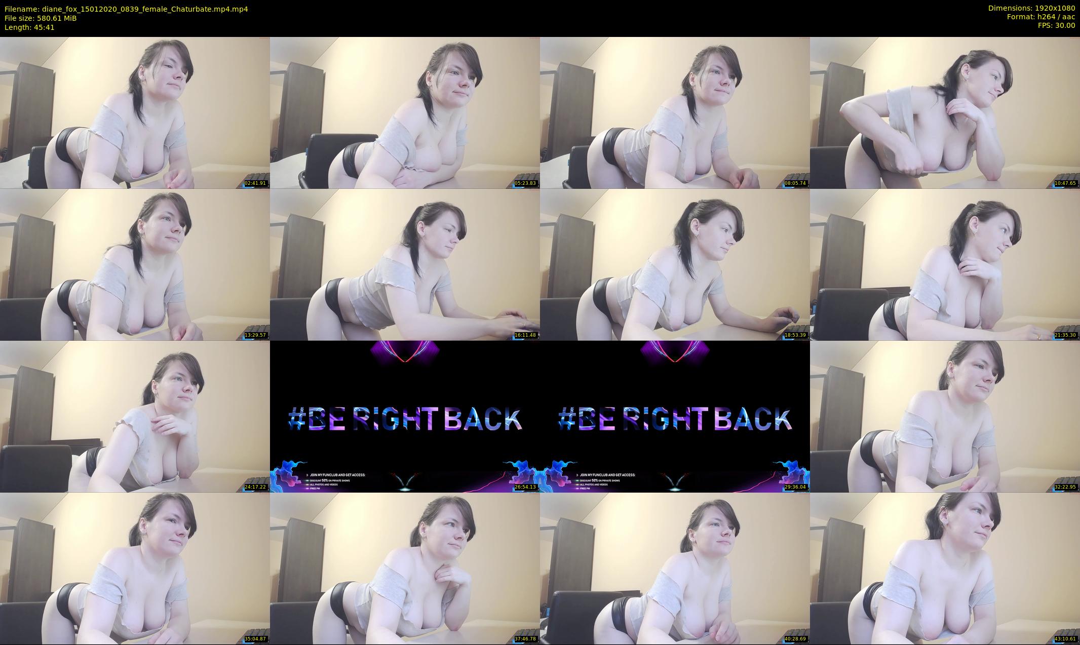 diane_fox — 46 minute Chaturbate female cam show recording, 1080p, Jan 15, 2020