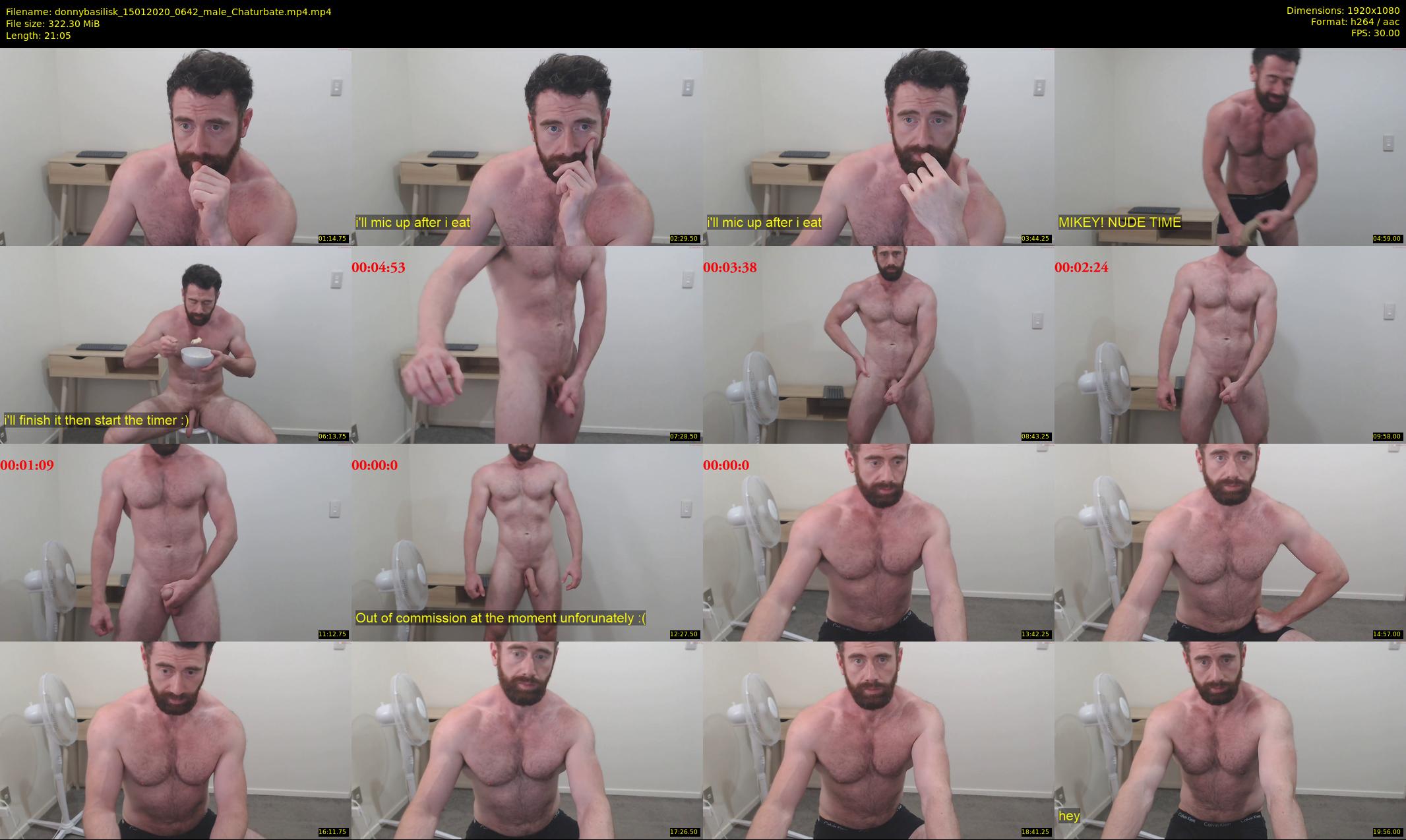 donnybasilisk — 22 minute Chaturbate male cam show recording, 1080p, Jan 15, 2020