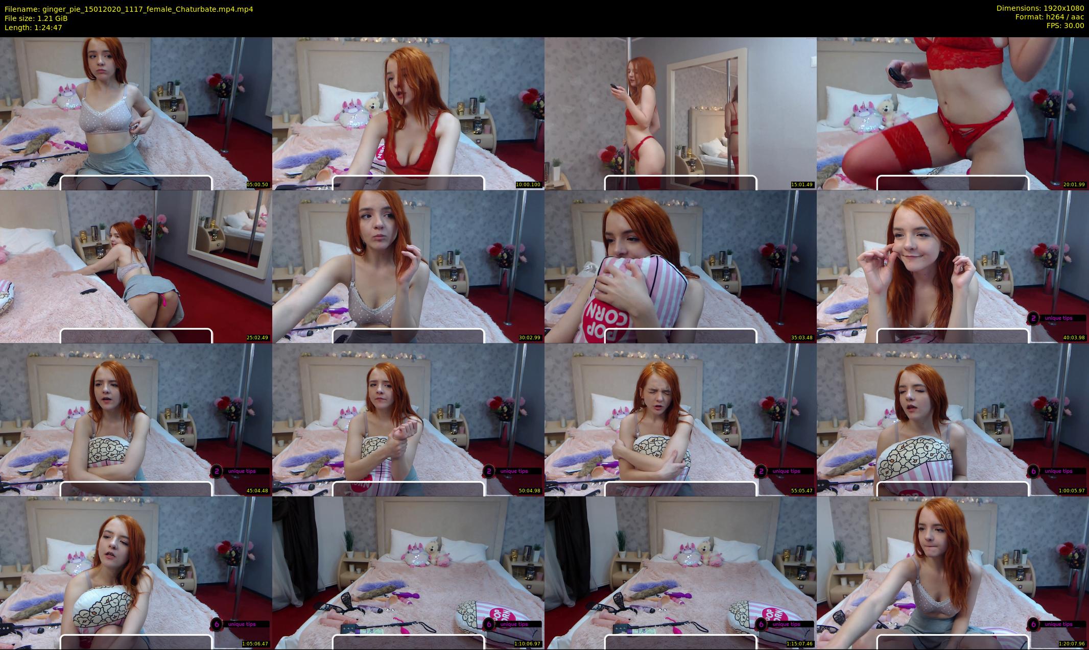 ginger_pie — 85 minute Chaturbate female cam show recording, 1080p, Jan 15, 2020