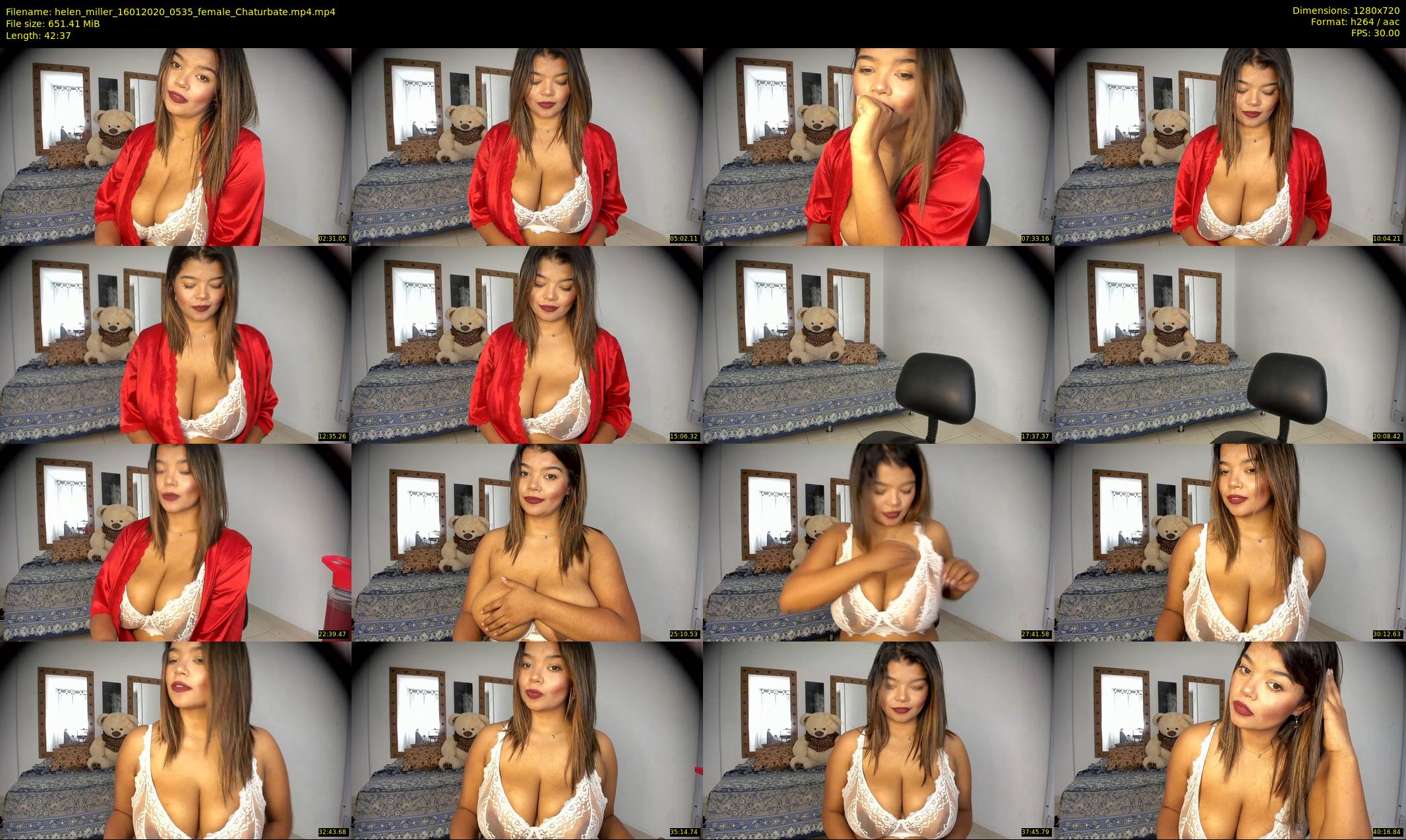 helen_miller — 43 minute Chaturbate female cam show recording, 720p, Jan 16, 2020