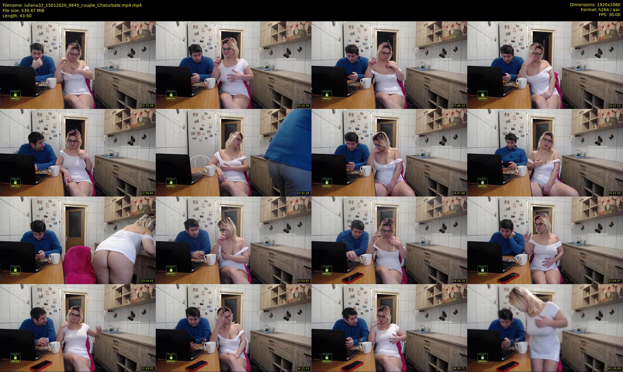 iuliana32 — 44 minute Chaturbate couple cam show recording, 1080p, Jan 15, 2020