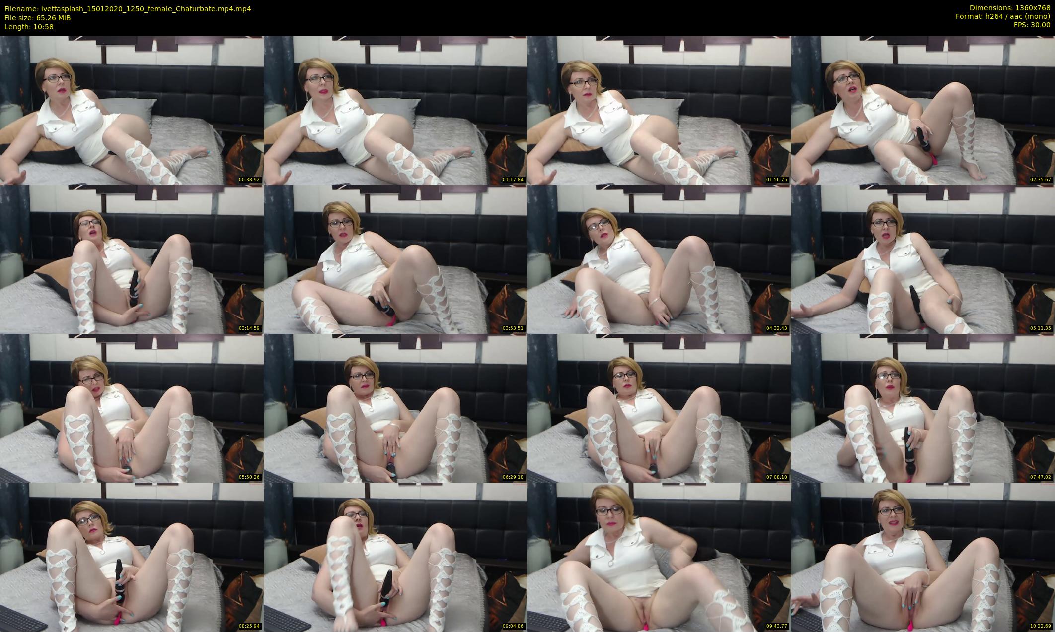 ivettasplash — 11 minute Chaturbate female cam show recording, 720p, Jan 15, 2020