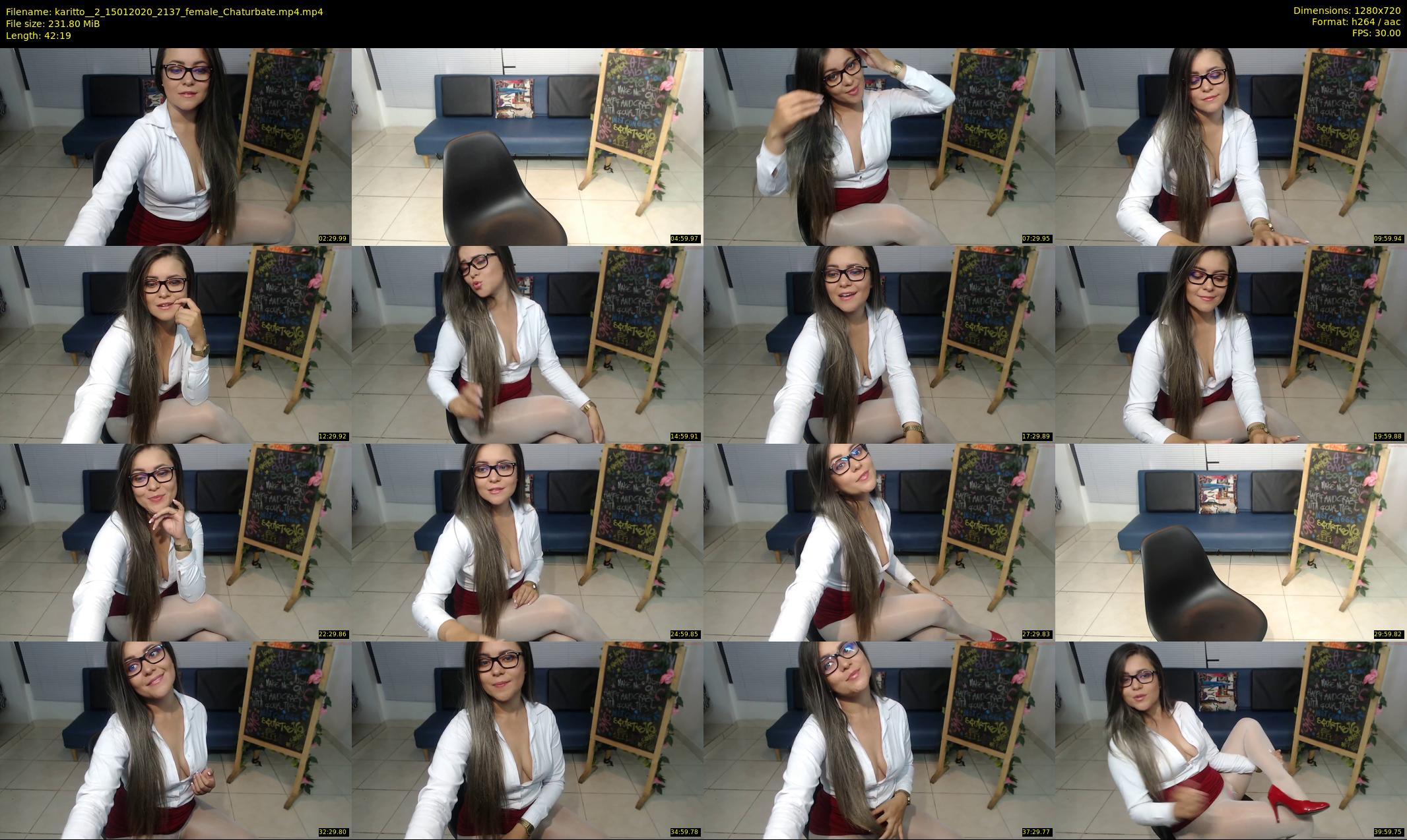 karitto__2 — 43 minute Chaturbate female cam show recording, 720p, Jan 15, 2020