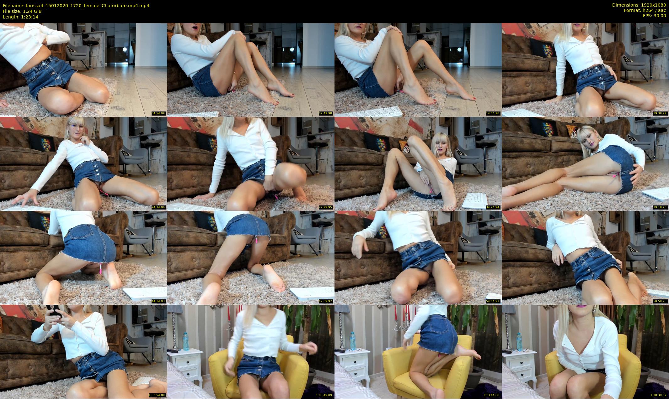 larissa4 — 84 minute Chaturbate female cam show recording, 1080p, Jan 15, 2020