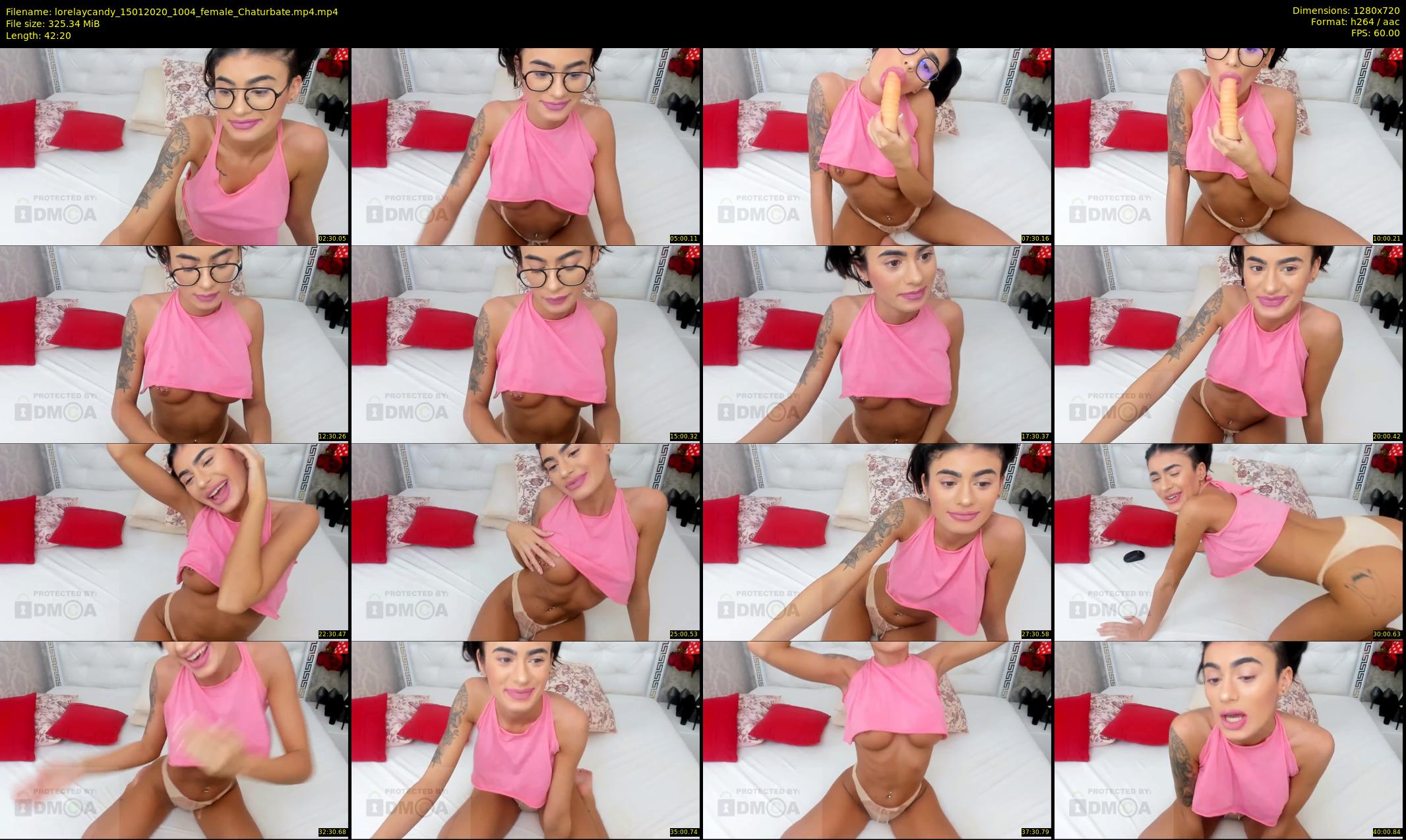 lorelaycandy — 43 minute Chaturbate female cam show recording, 720p, Jan 15, 2020