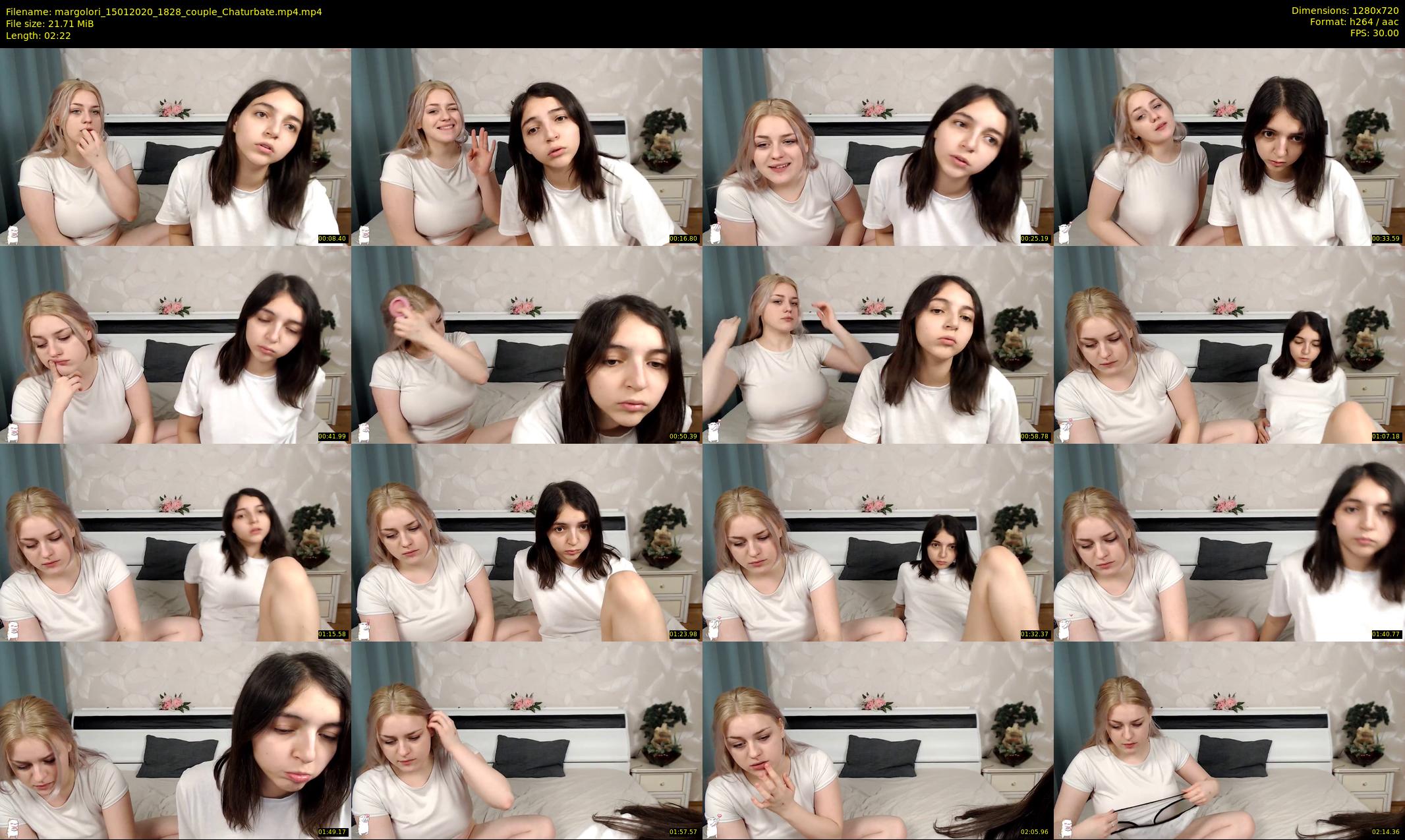 margolori — 3 minute Chaturbate couple cam show recording, 720p, Jan 15, 2020