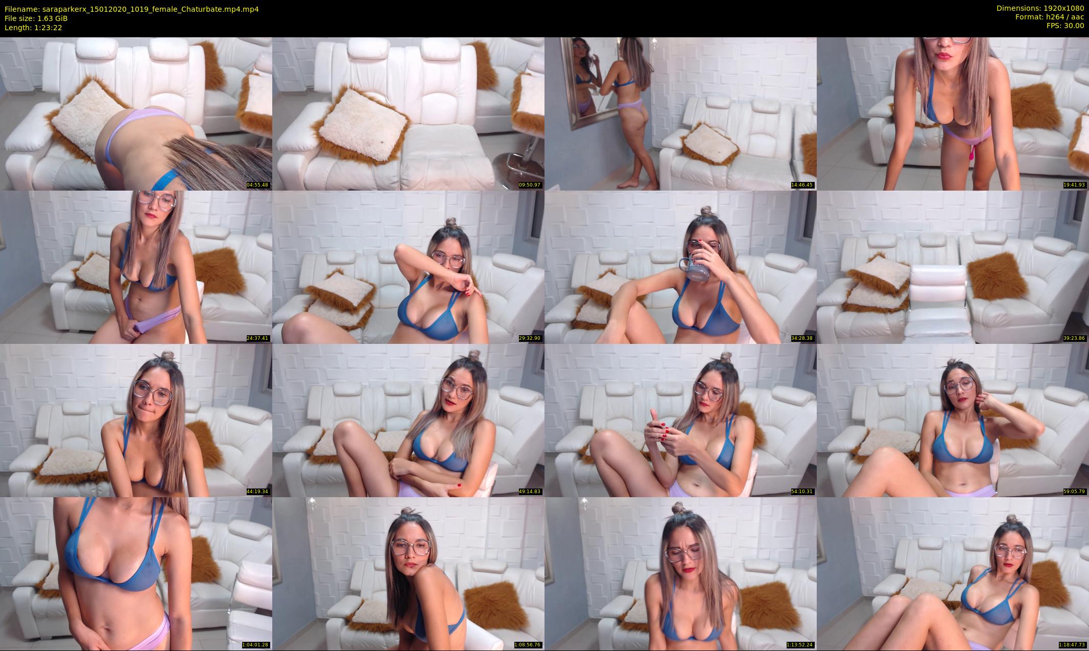 saraparkerx — 84 minute Chaturbate female cam show recording, 1080p, Jan 15, 2020