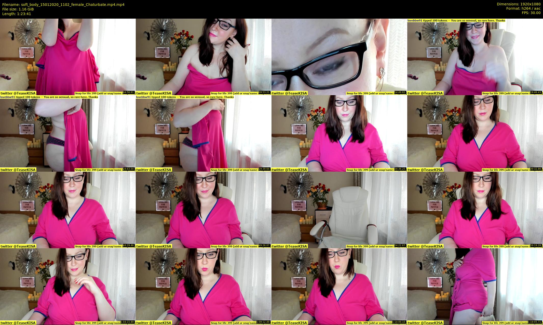 soft_body — 84 minute Chaturbate female cam show recording, 1080p, Jan 15, 2020