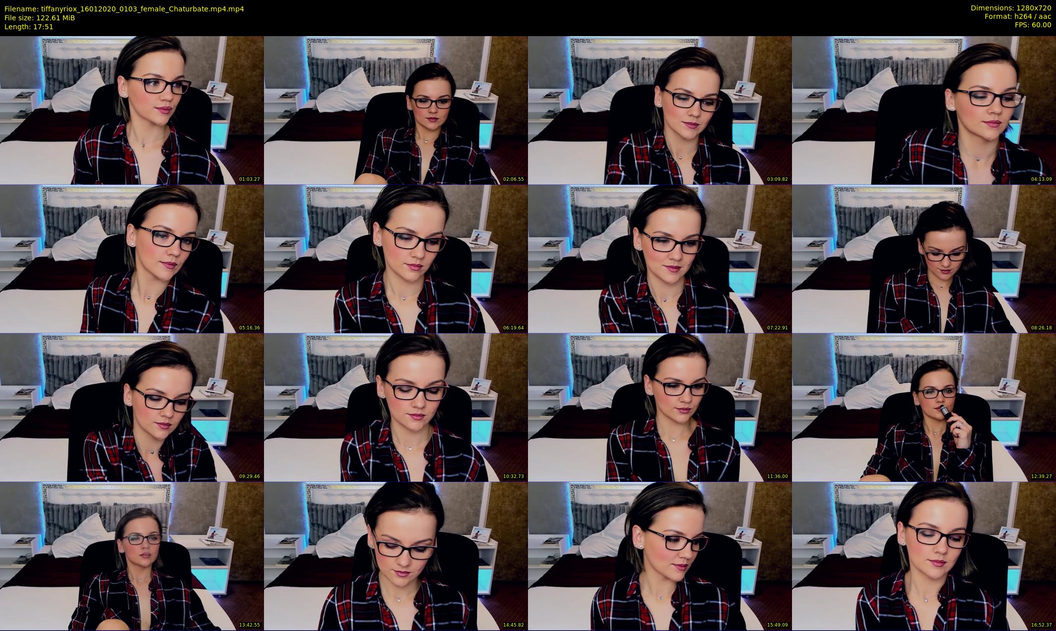 tiffanyriox — 18 minute Chaturbate female cam show recording, 720p, Jan 16, 2020
