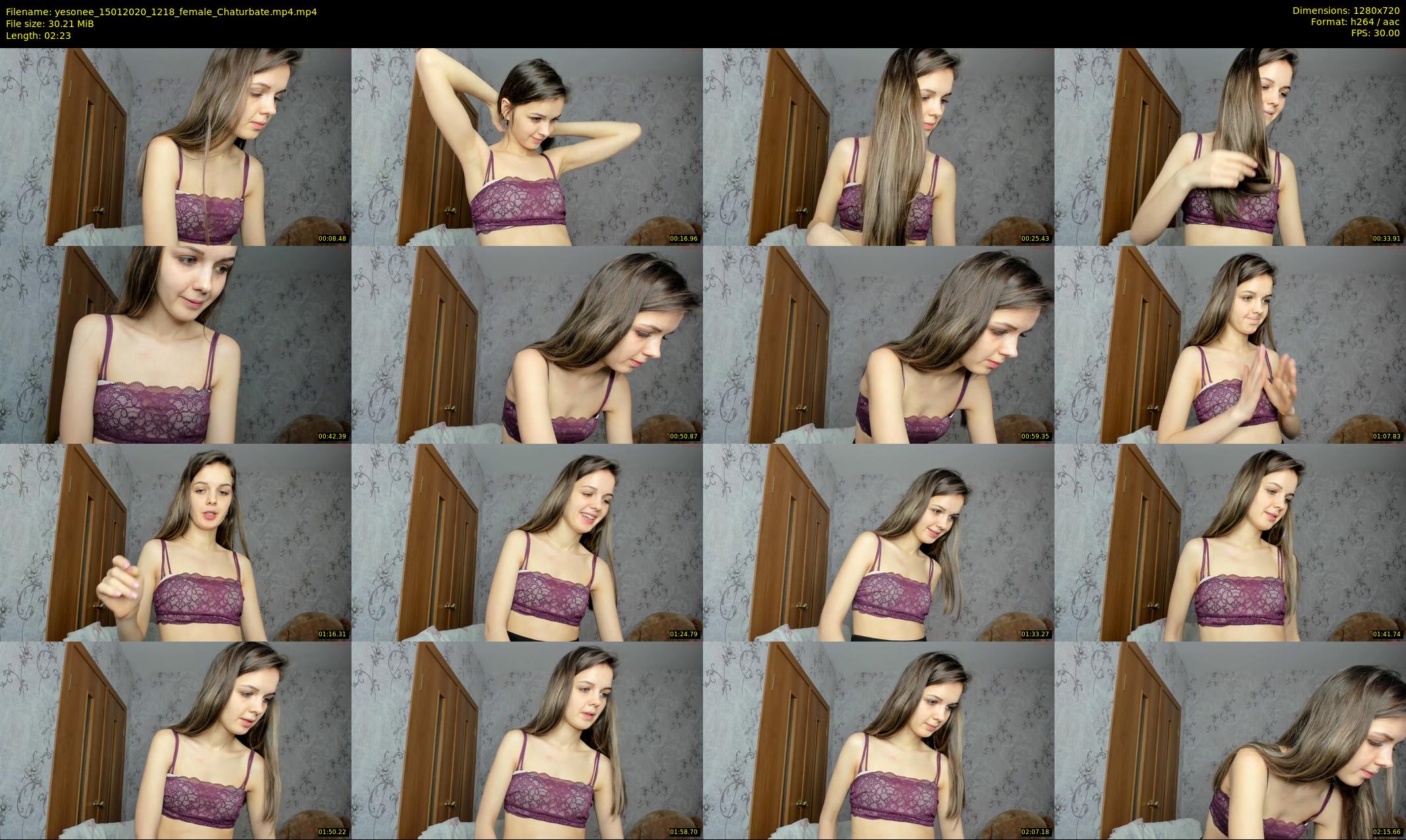 yesonee — 3 minute Chaturbate female cam show recording, 720p, Jan 15, 2020