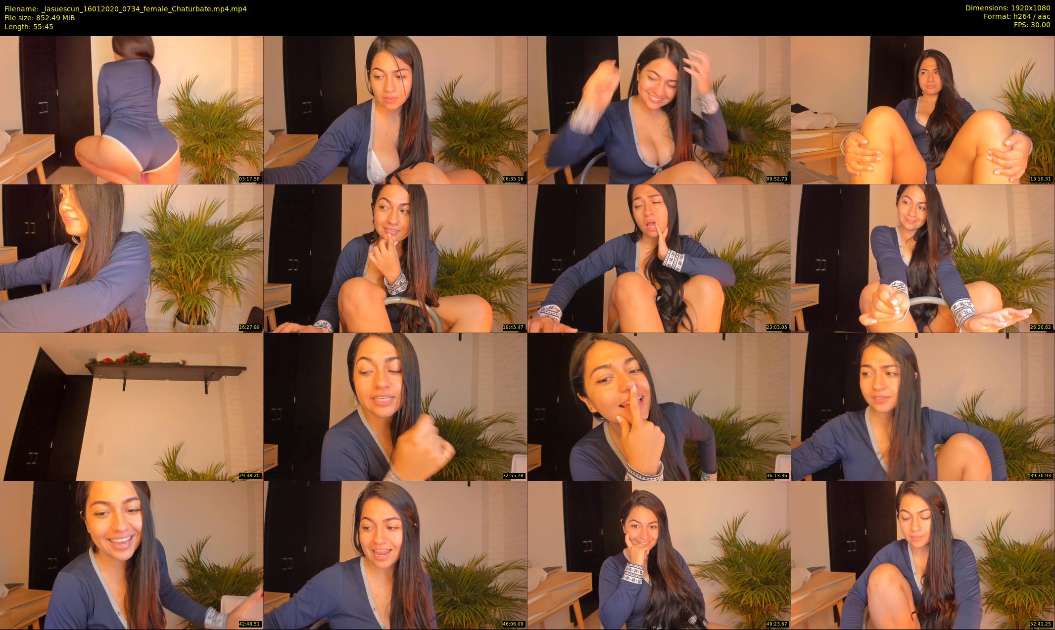 _lasuescun — 56 minute Chaturbate female cam show recording, 1080p, Jan 16, 2020