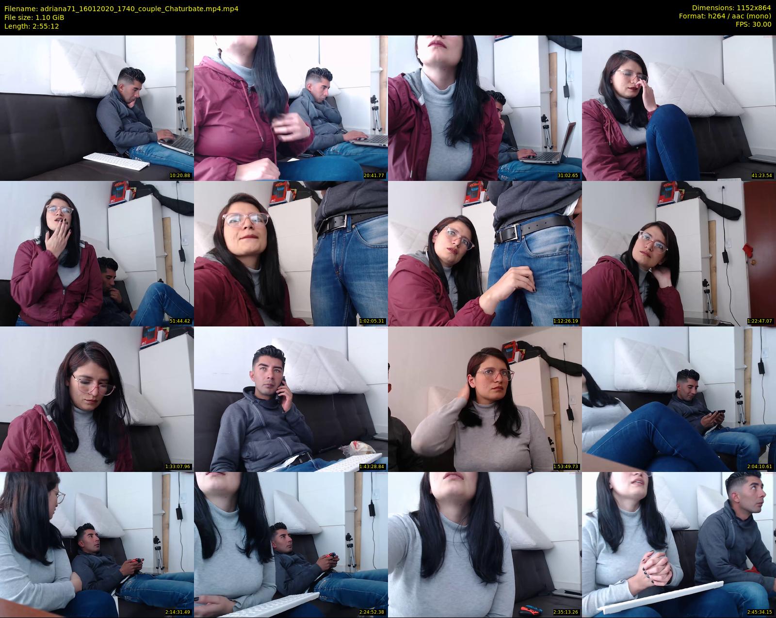 adriana71 — 176 minute Chaturbate couple cam show recording, 720p, Jan 16, 2020