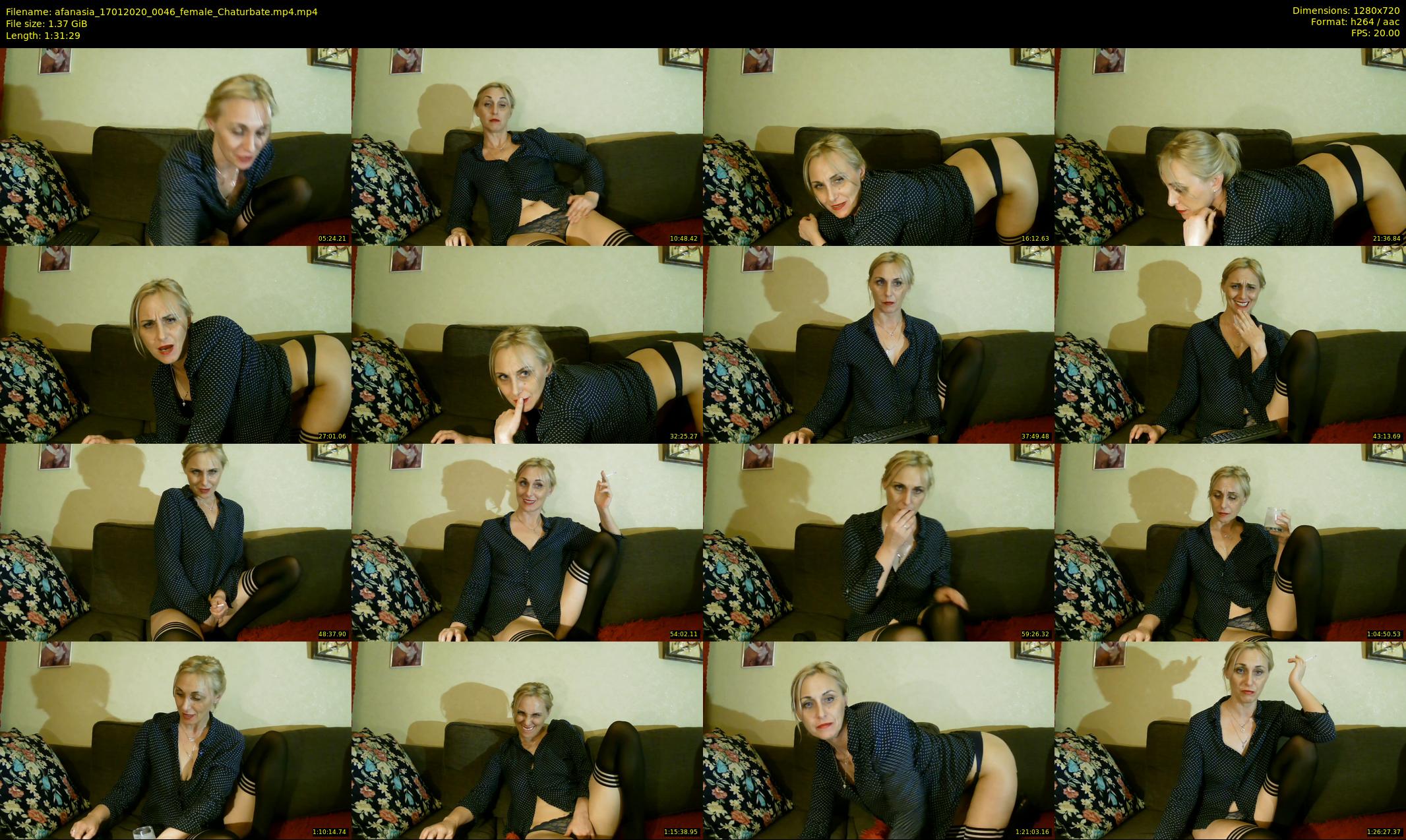 afanasia — 92 minute Chaturbate female cam show recording, 720p, Jan 17, 2020