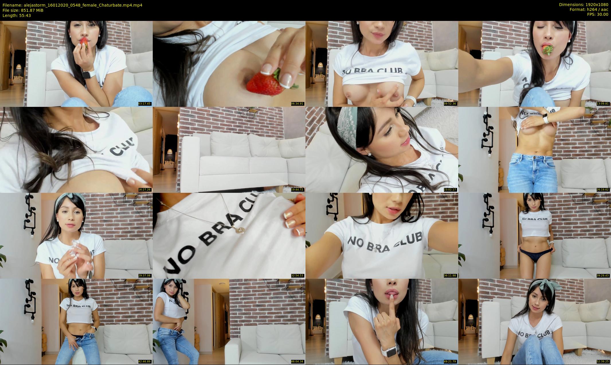 alejastorm — 56 minute Chaturbate female cam show recording, 1080p, Jan 16, 2020