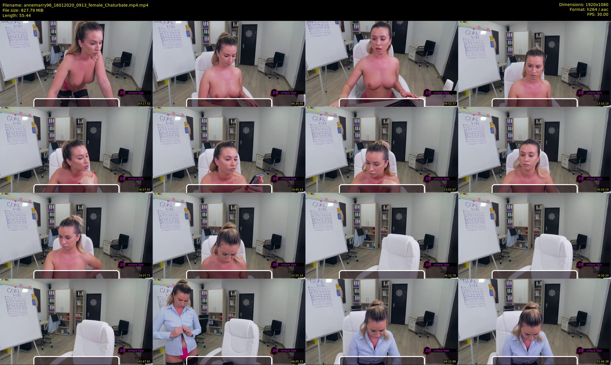 annemarry96 — 56 minute Chaturbate female cam show recording, 1080p, Jan 16, 2020