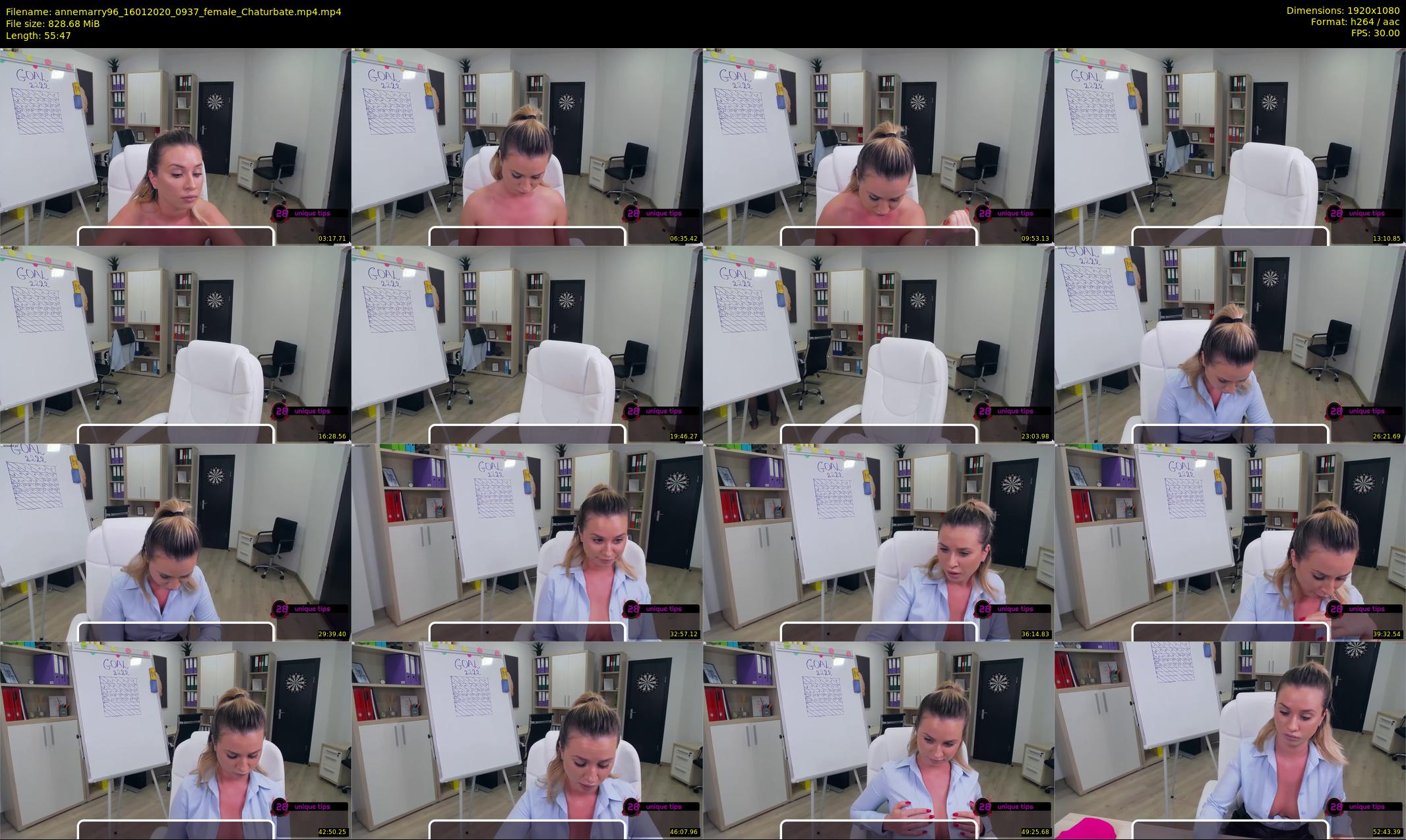 annemarry96 — 56 minute Chaturbate female cam show recording, 1080p, Jan 16, 2020