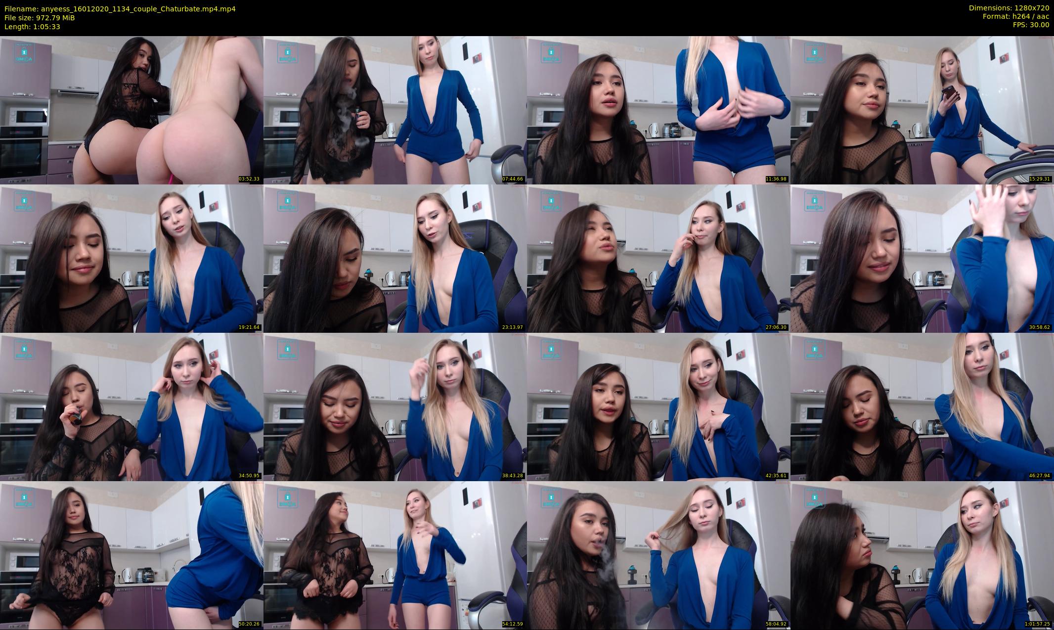 anyeess — 66 minute Chaturbate female cam show recording, 720p, Jan 16, 2020