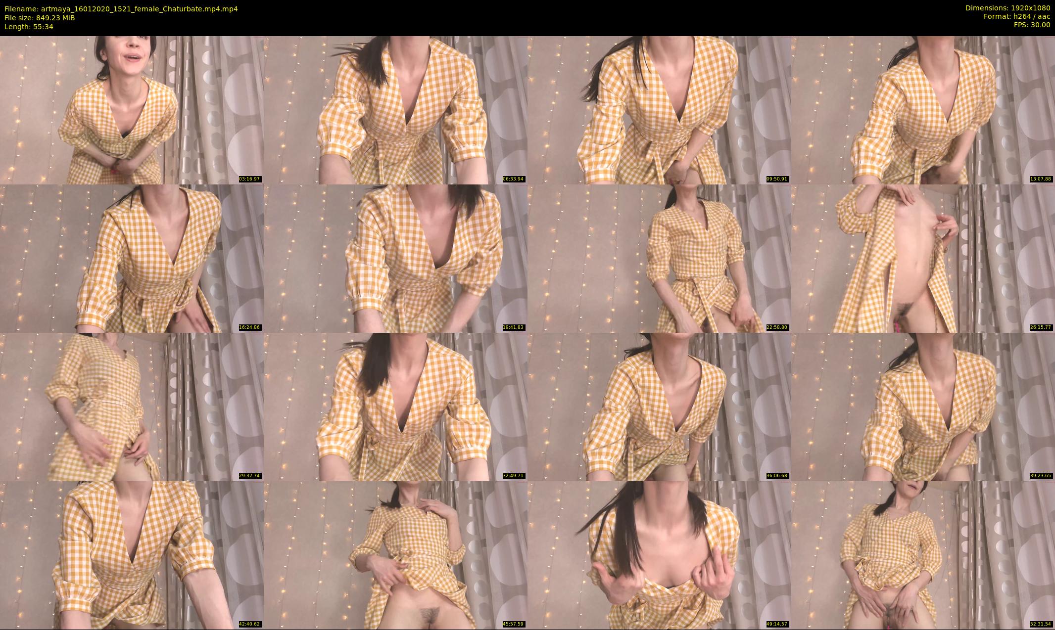 artmaya — 56 minute Chaturbate female cam show recording, 1080p, Jan 16, 2020