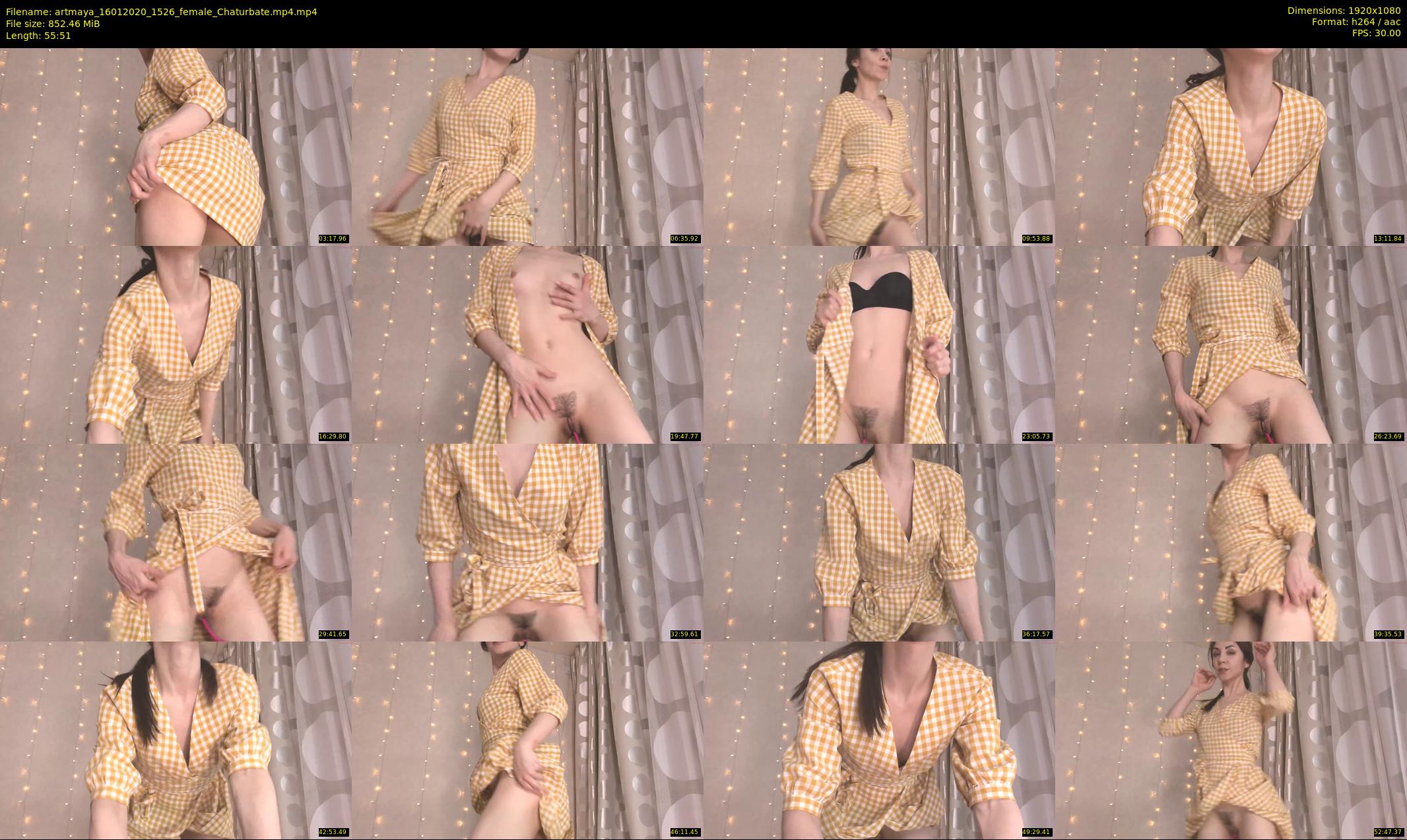 artmaya — 56 minute Chaturbate female cam show recording, 1080p, Jan 16, 2020