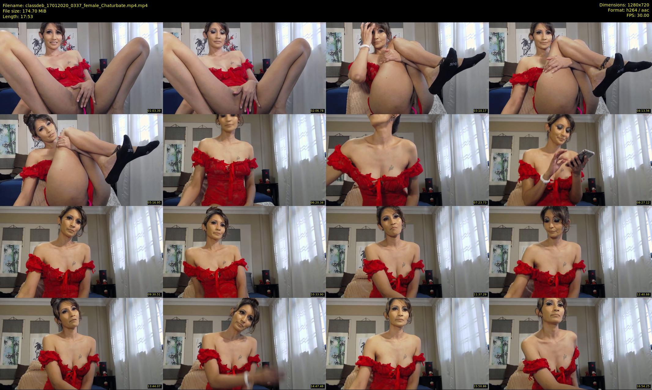 classdeb — 18 minute Chaturbate female cam show recording, 720p, Jan 17, 2020