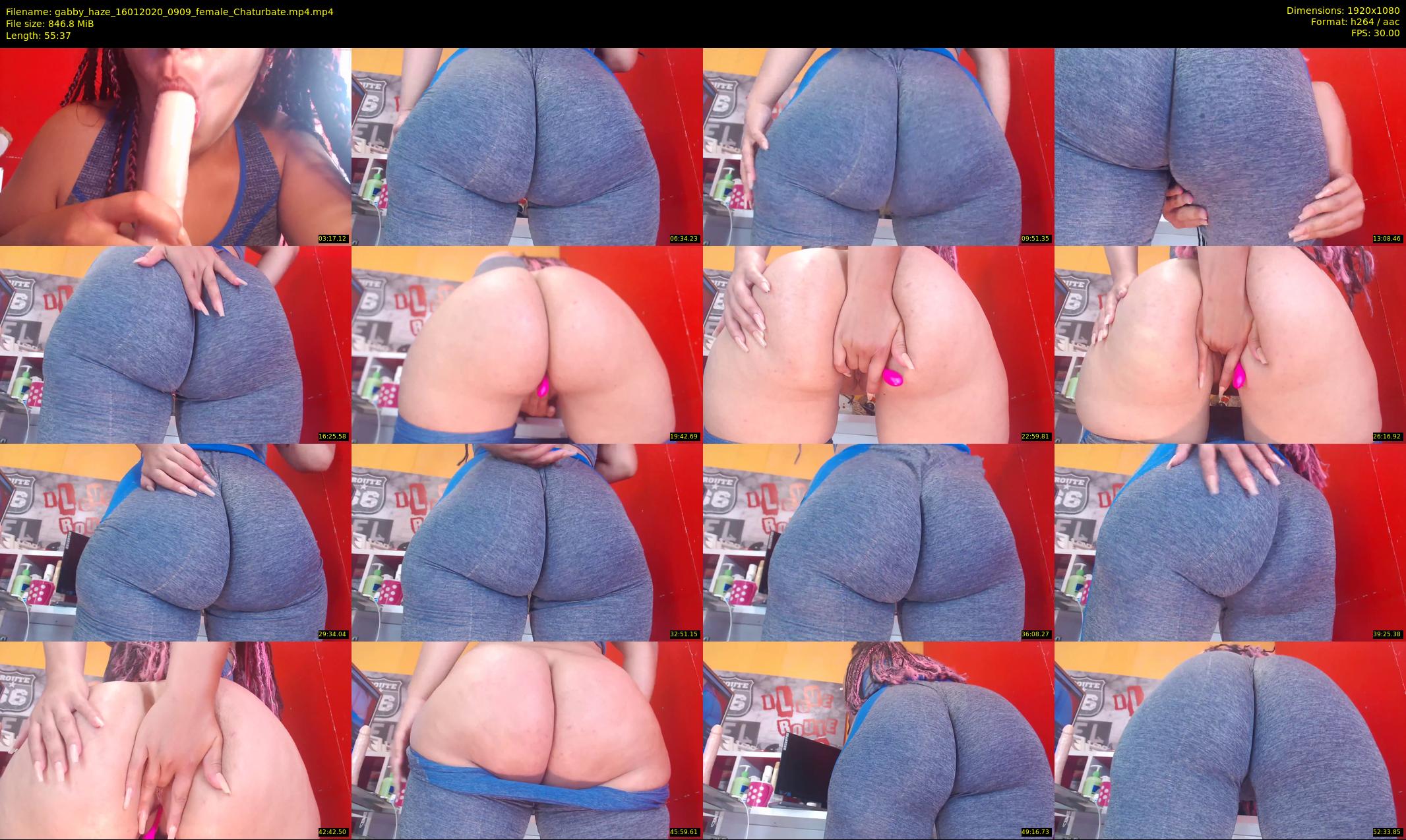 gabby_haze — 56 minute Chaturbate female cam show recording, 1080p, Jan 16, 2020