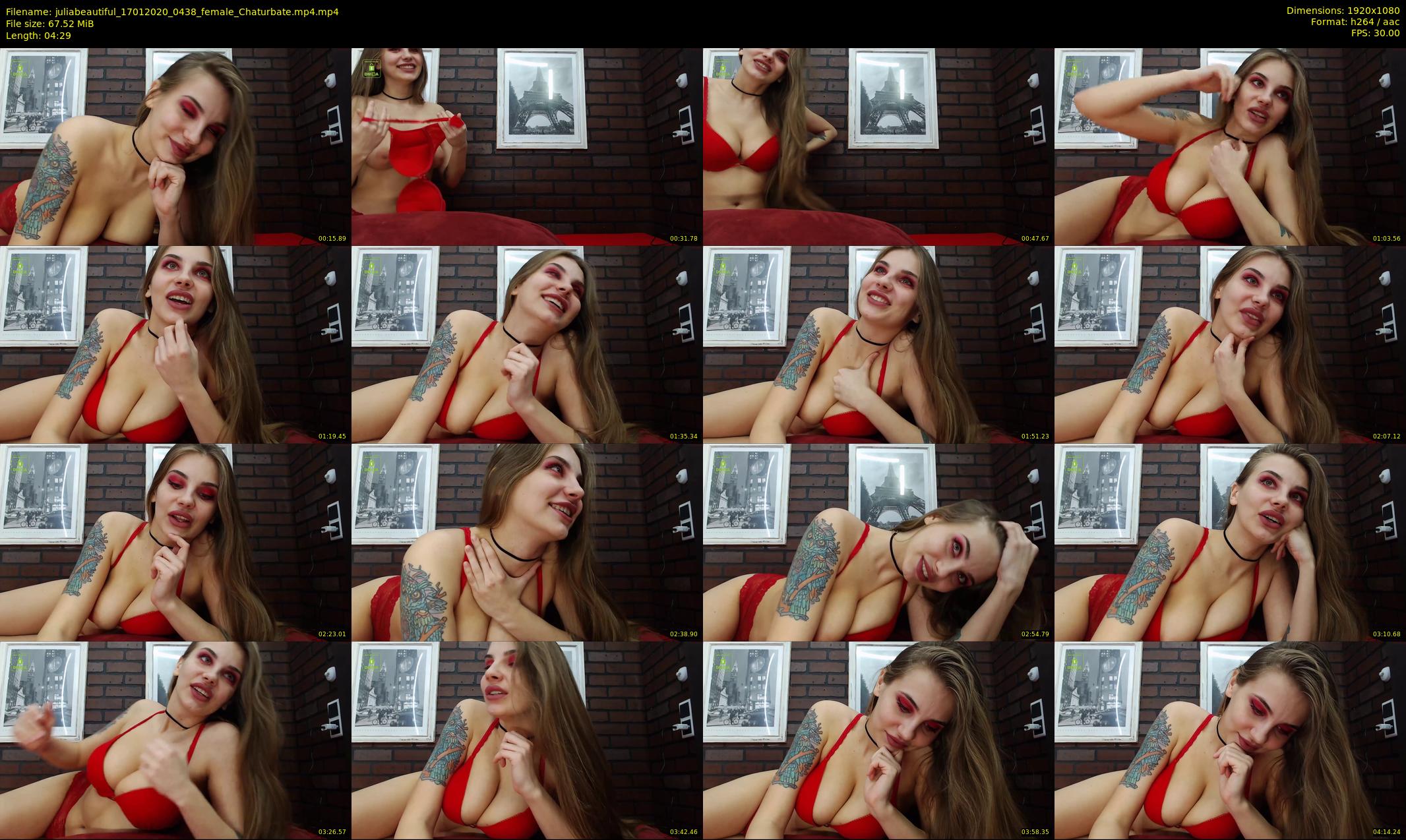 juliabeautiful — 5 minute Chaturbate female cam show recording, 1080p, Jan 17, 2020