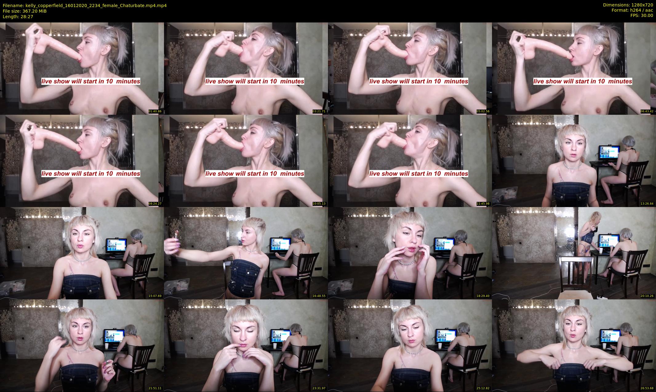 kelly_copperfield — 29 minute Chaturbate female cam show recording, 720p, Jan 16, 2020