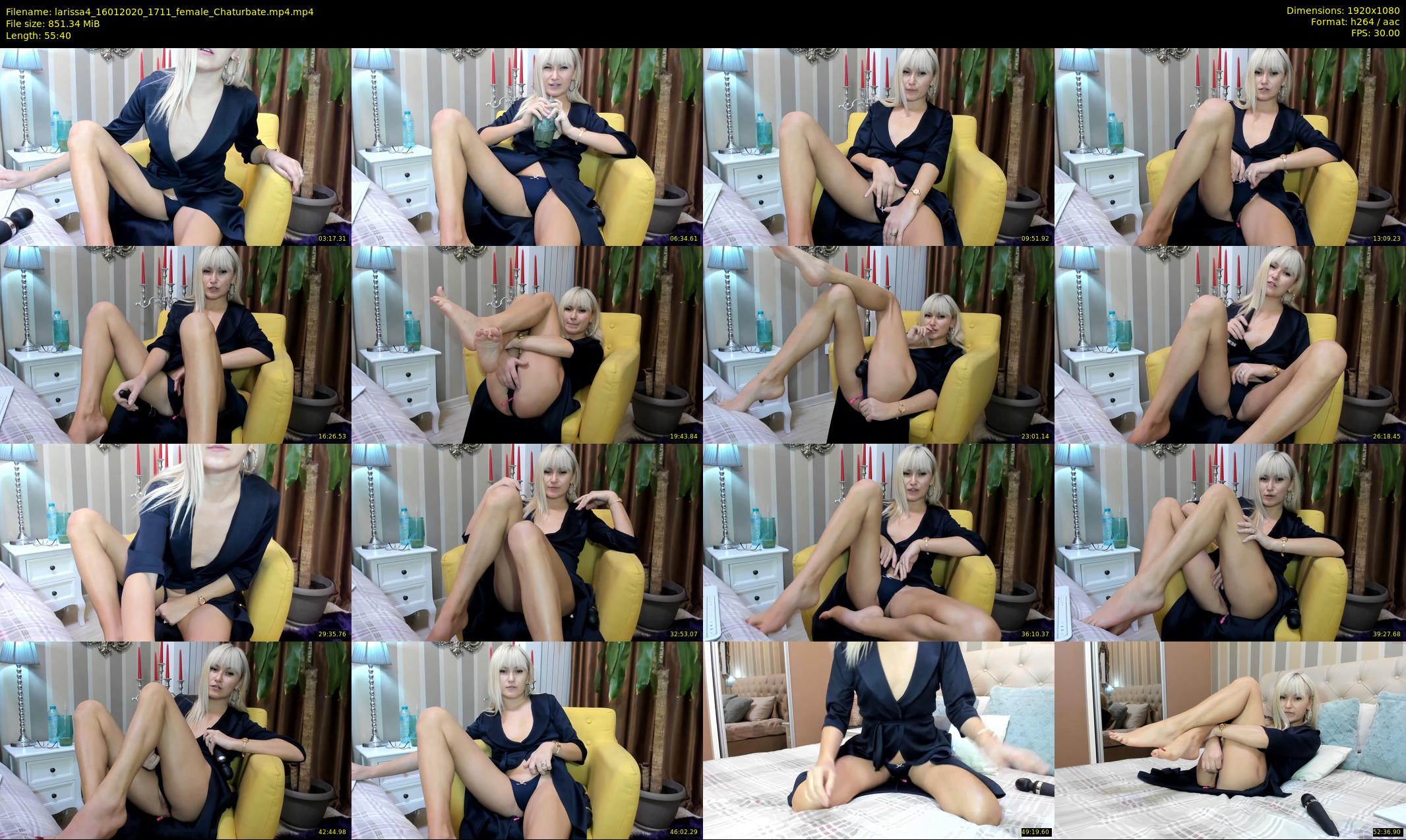larissa4 — 56 minute Chaturbate female cam show recording, 1080p, Jan 16, 2020