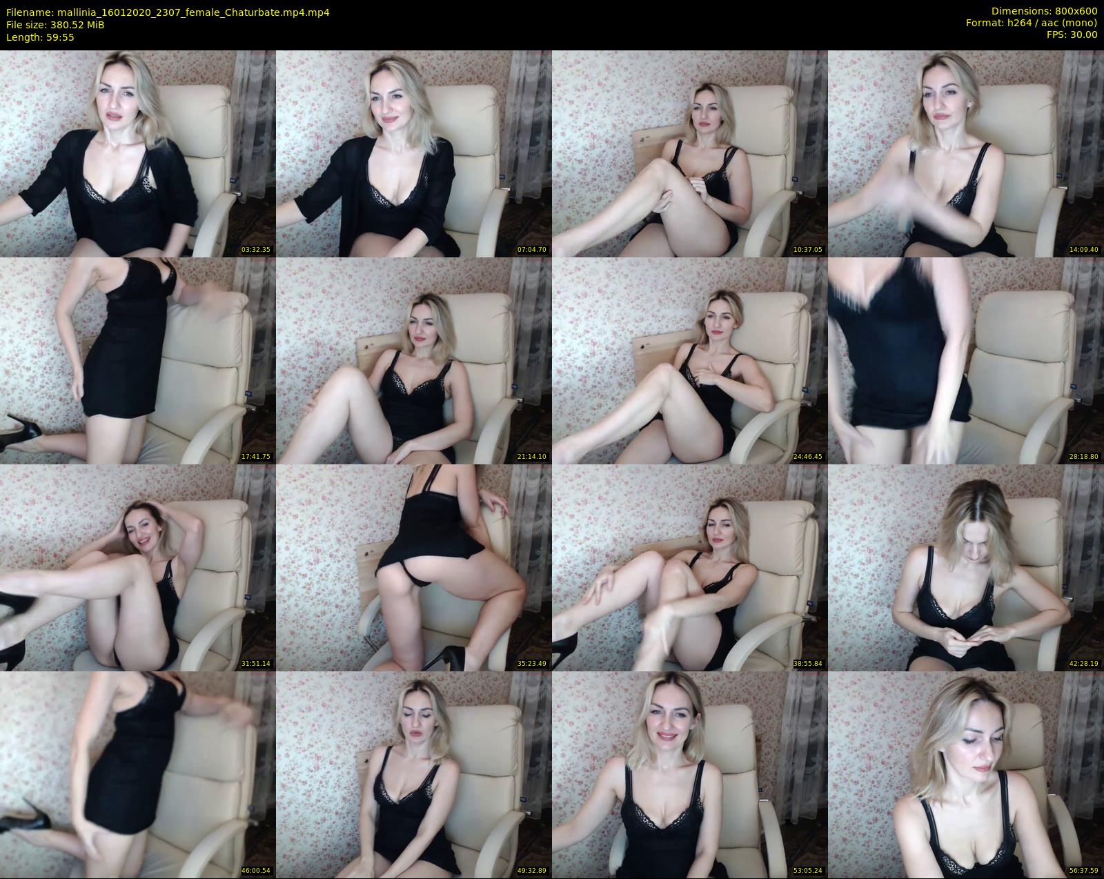 mallinia — 60 minute Chaturbate female cam show recording, 480p, Jan 16, 2020