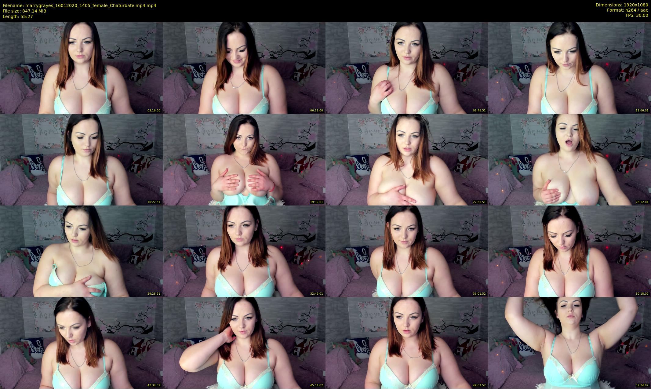 marrygrayes — 56 minute Chaturbate female cam show recording, 1080p, Jan 16, 2020