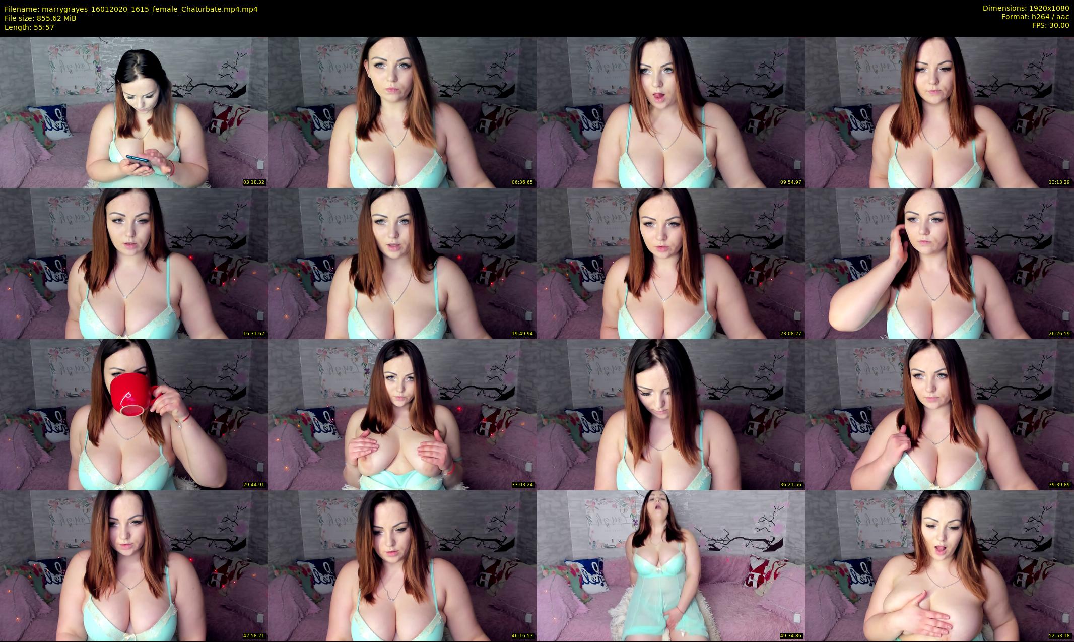 marrygrayes — 56 minute Chaturbate female cam show recording, 1080p, Jan 16, 2020