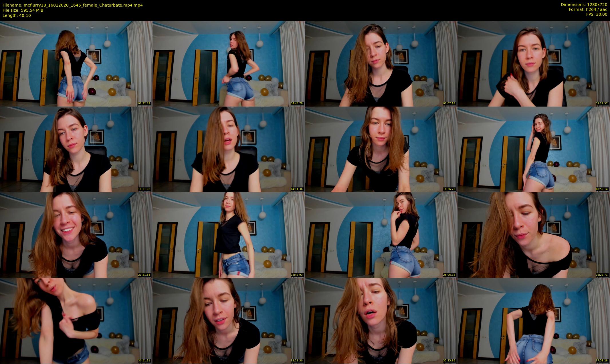 mcflurry18 — 41 minute Chaturbate female cam show recording, 720p, Jan 16, 2020