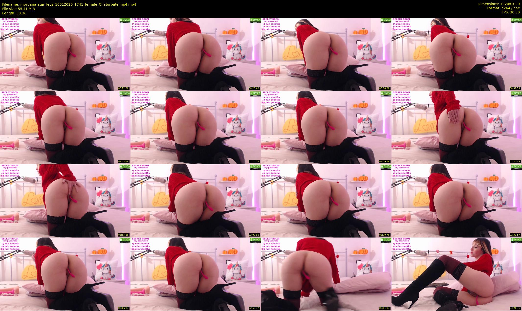 morgana_star_legs — 4 minute Chaturbate female cam show recording, 1080p, Jan 16, 2020
