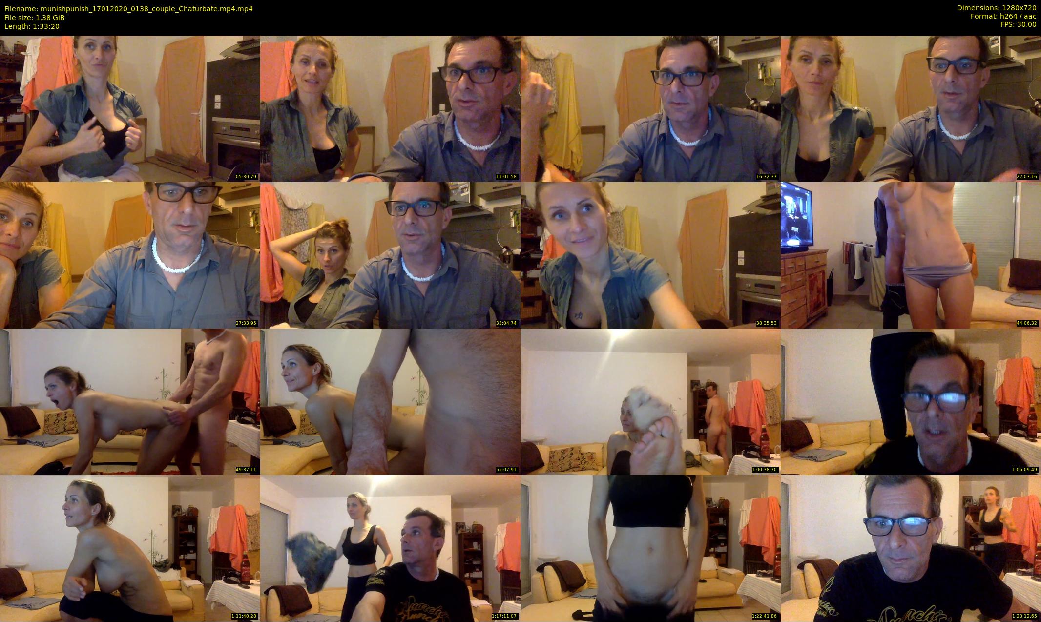 munishpunish — 94 minute Chaturbate couple cam show recording, 720p, Jan 17, 2020