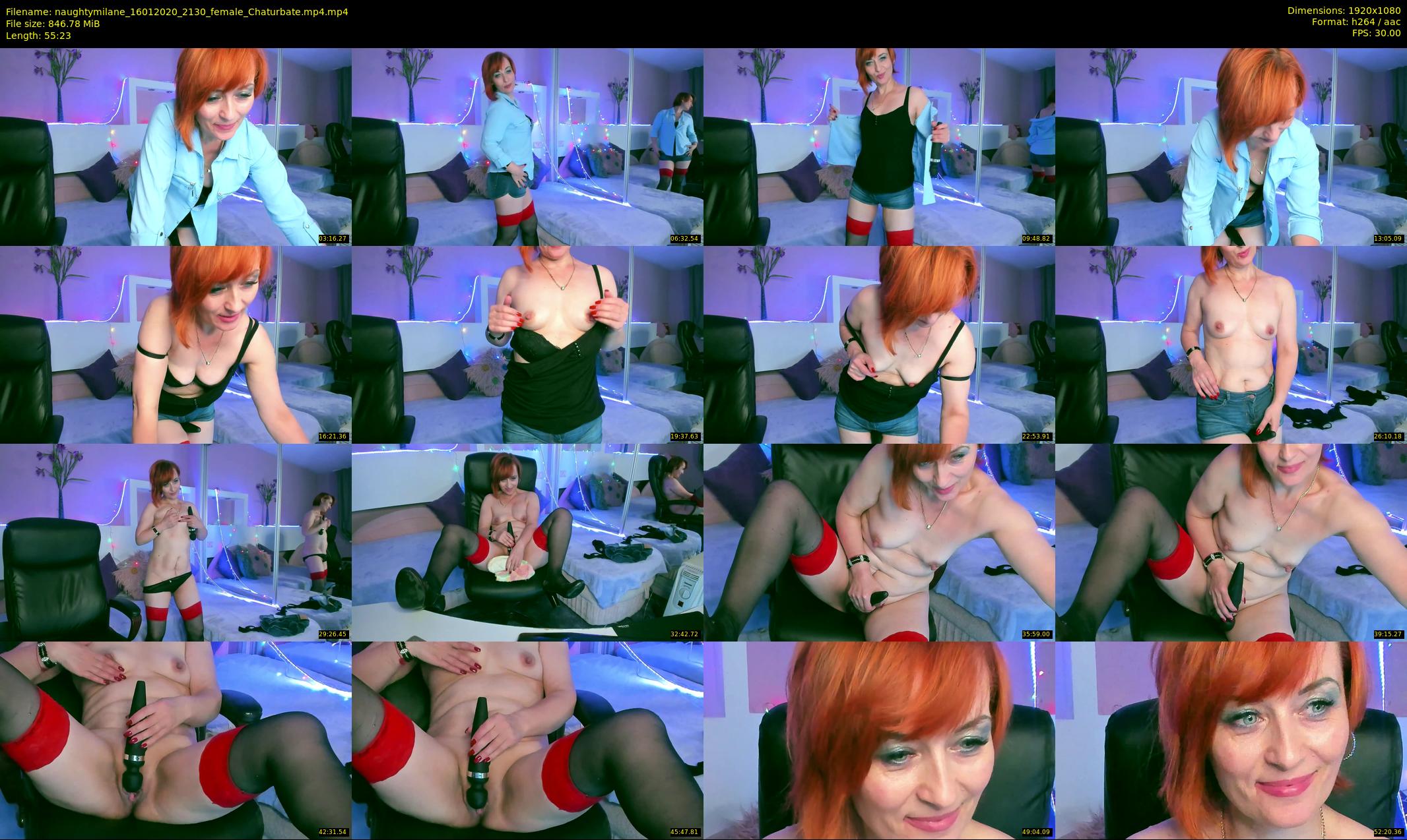 naughtymilane — 56 minute Chaturbate female cam show recording, 1080p, Jan 16, 2020