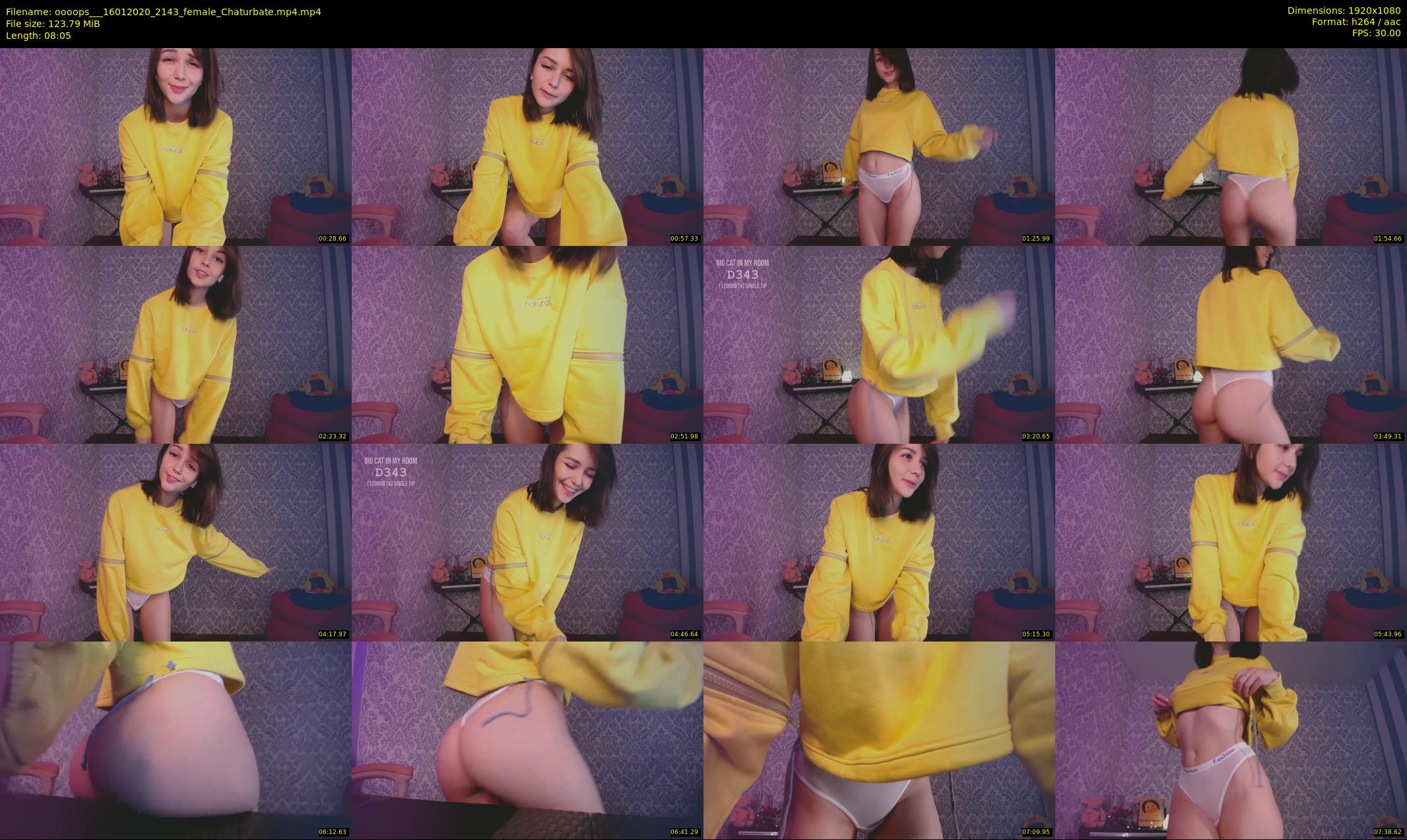 oooops__ — 9 minute Chaturbate female cam show recording, 1080p, Jan 16, 2020