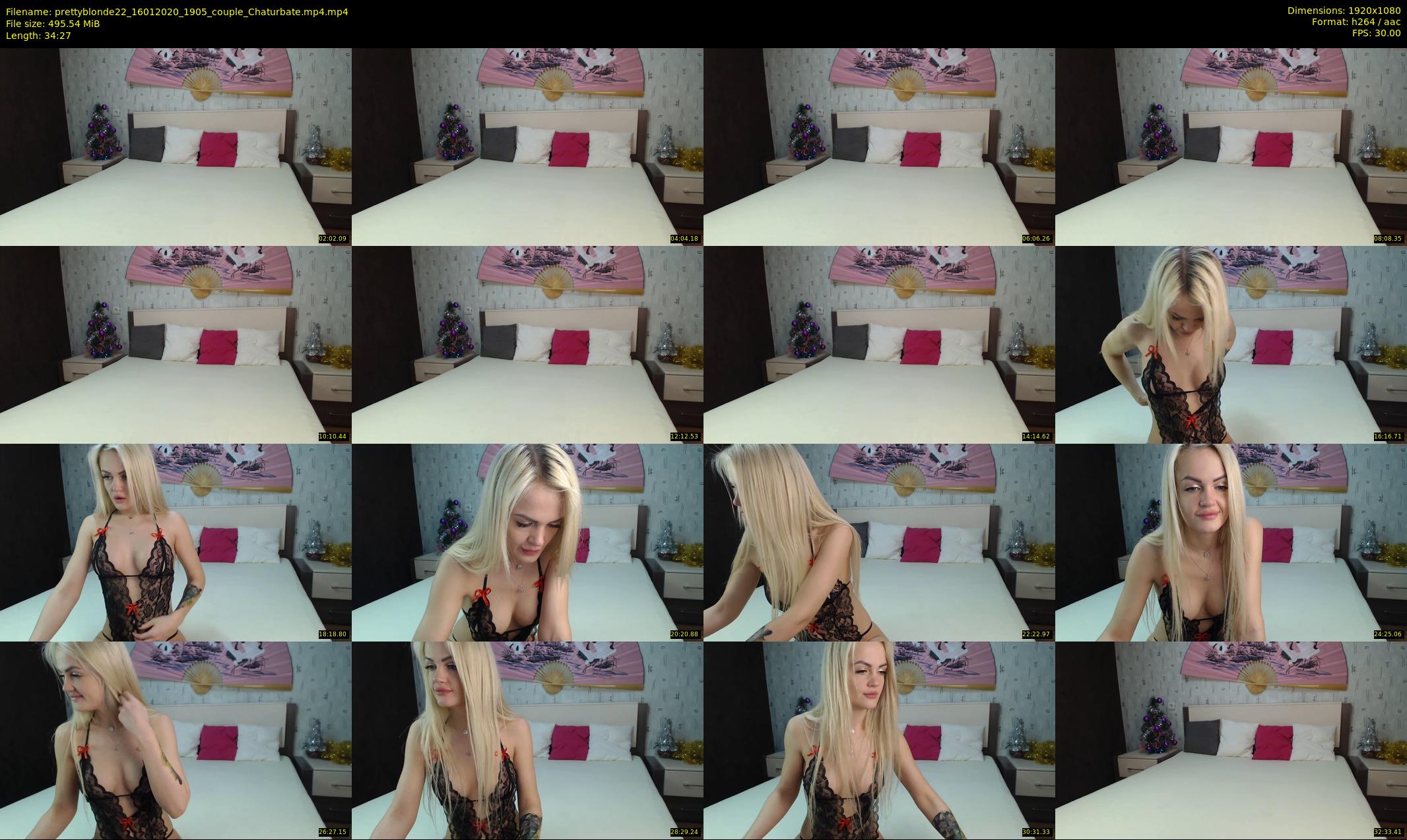prettyblonde22 — 35 minute Chaturbate female cam show recording, 1080p, Jan 16, 2020