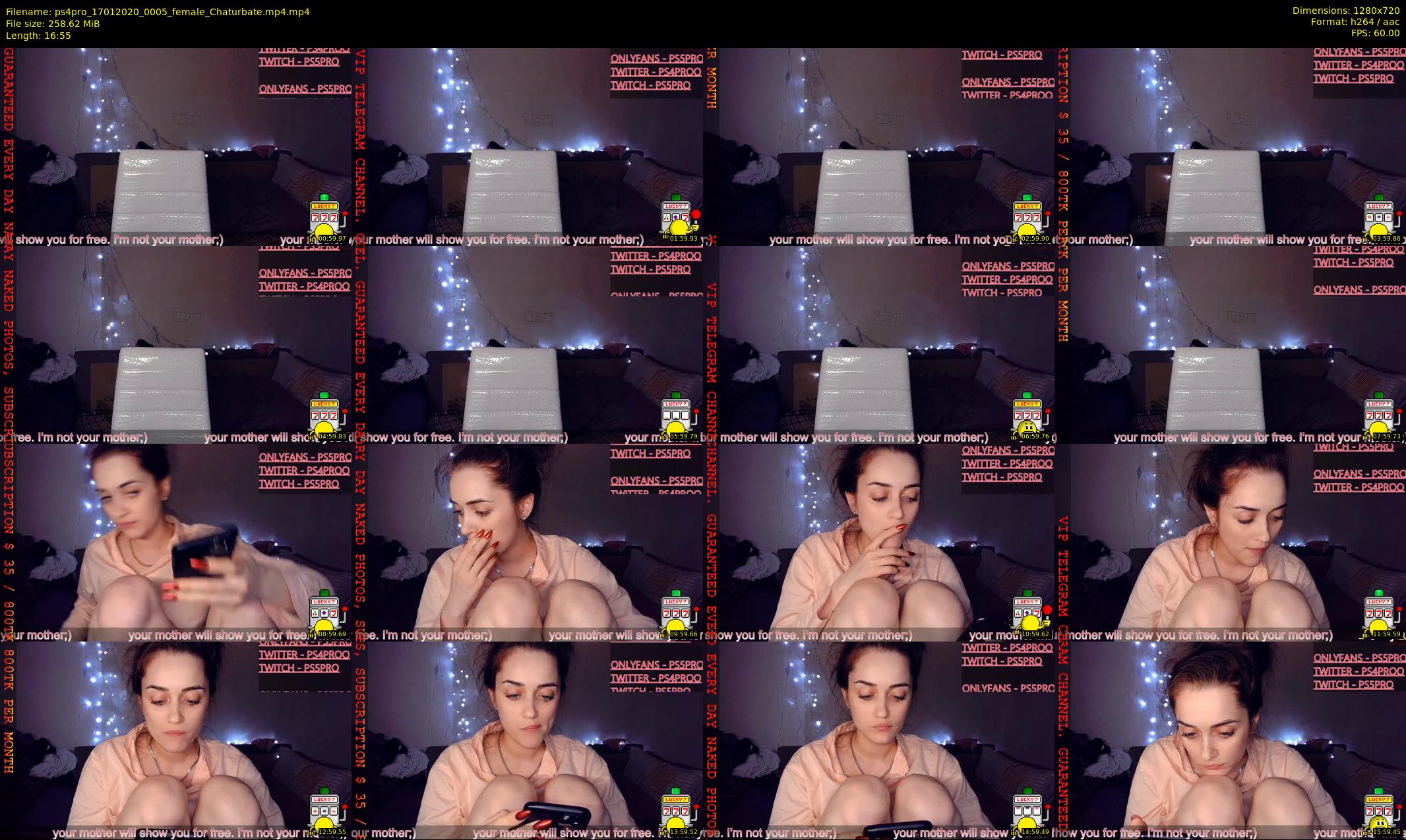 ps4pro — 17 minute Chaturbate female cam show recording, 720p, Jan 17, 2020