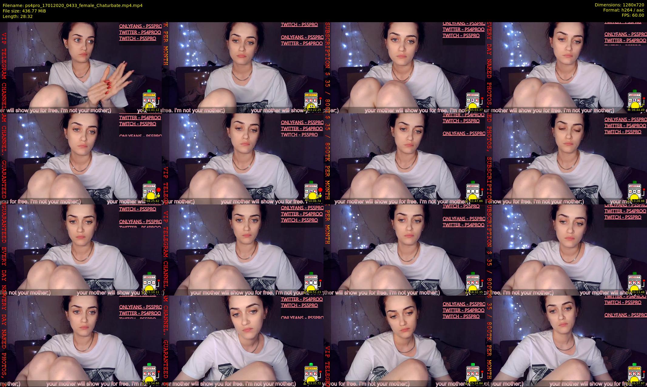 ps4pro — 29 minute Chaturbate female cam show recording, 720p, Jan 17, 2020