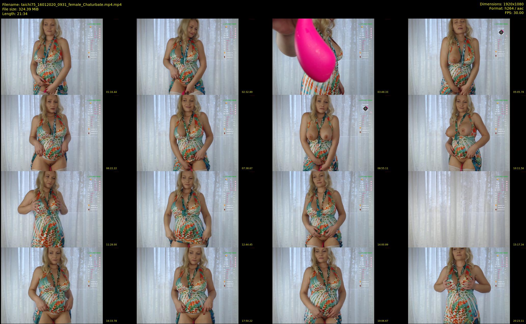 taichi75 — 22 minute Chaturbate female cam show recording, 1080p, Jan 16, 2020