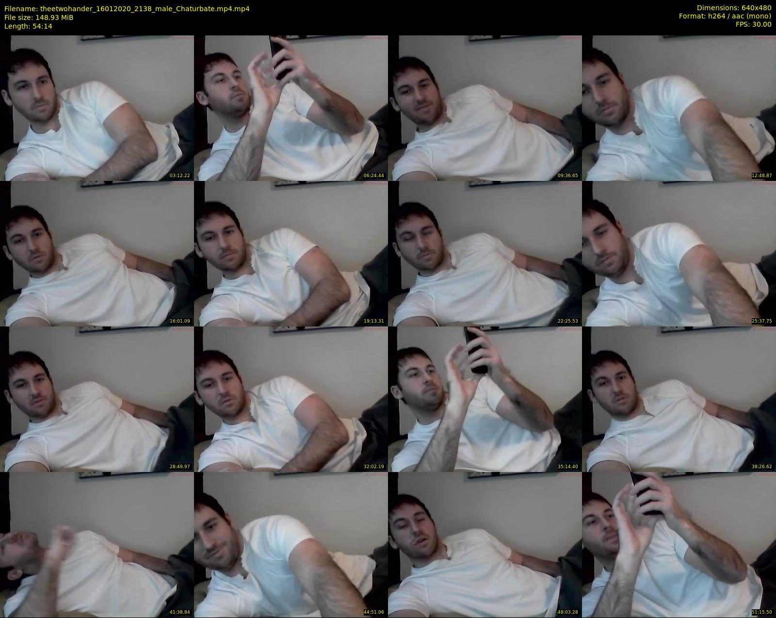 theetwohander — 55 minute Chaturbate male cam show recording, 480p, Jan 16, 2020