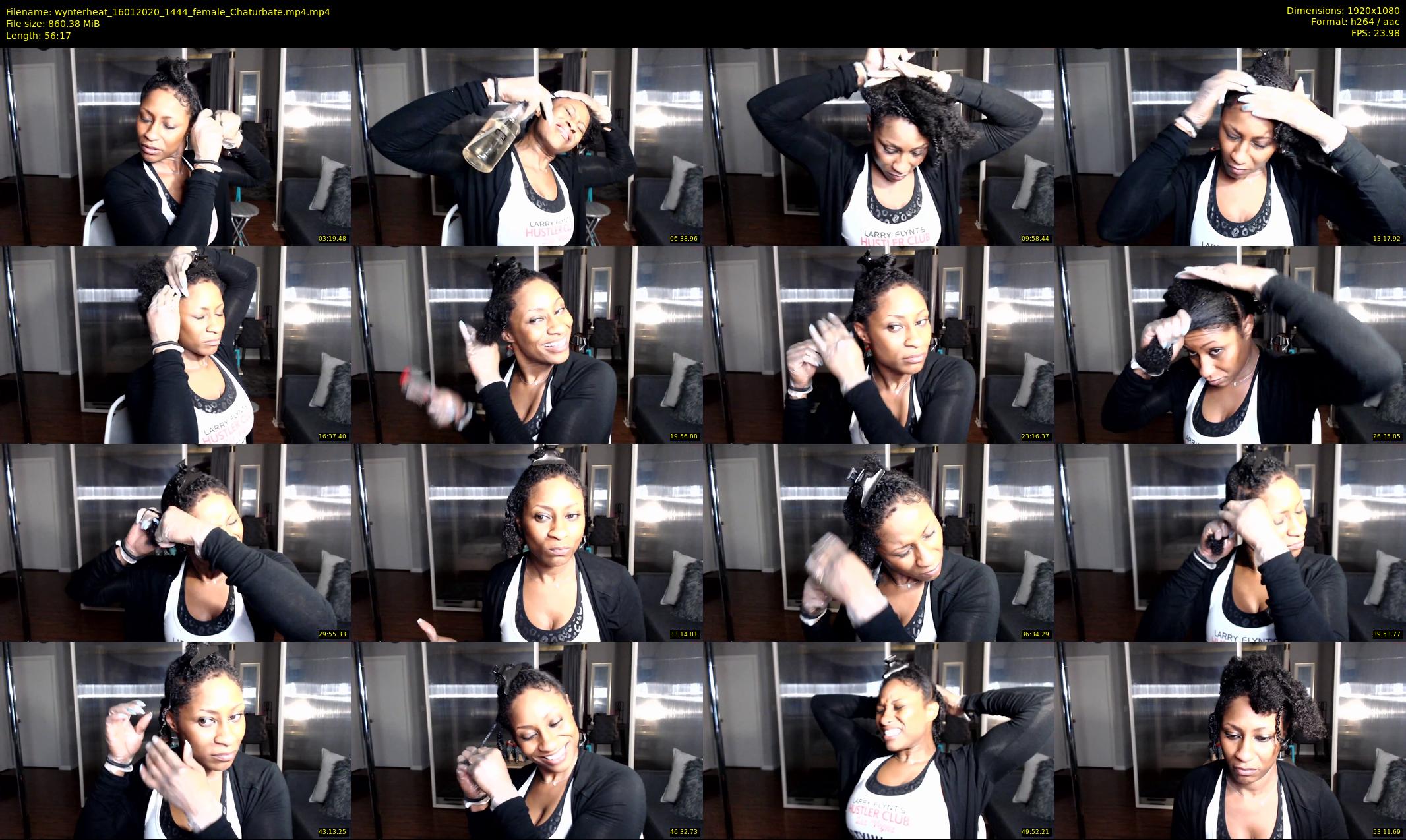 wynterheat — 57 minute Chaturbate female cam show recording, 1080p, Jan 16, 2020