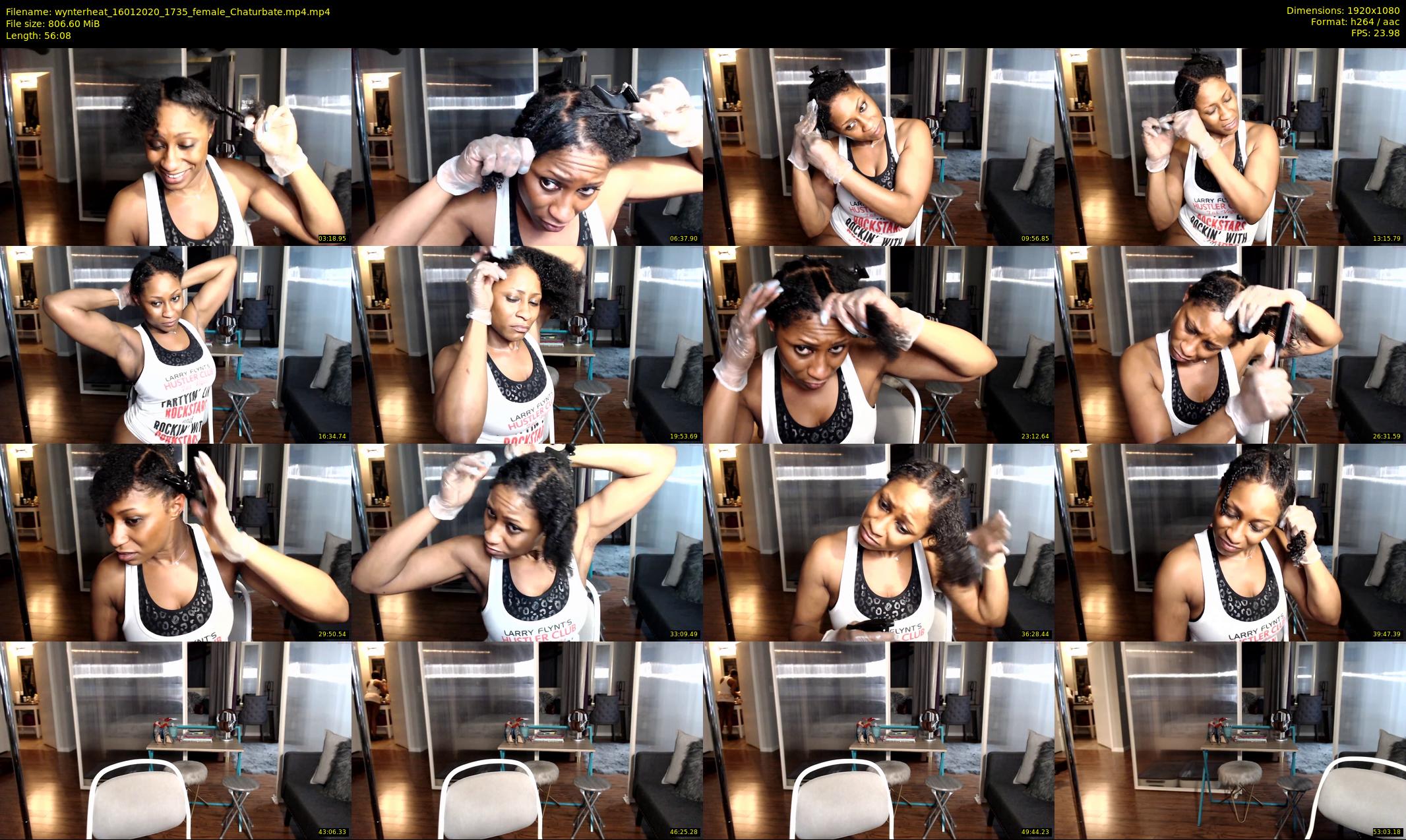 wynterheat — 57 minute Chaturbate female cam show recording, 1080p, Jan 16, 2020