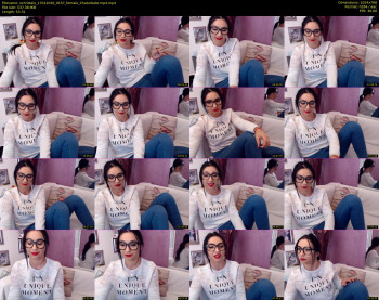xchristalx — 54 minute Chaturbate female cam show recording, 720p, Jan 17, 2020