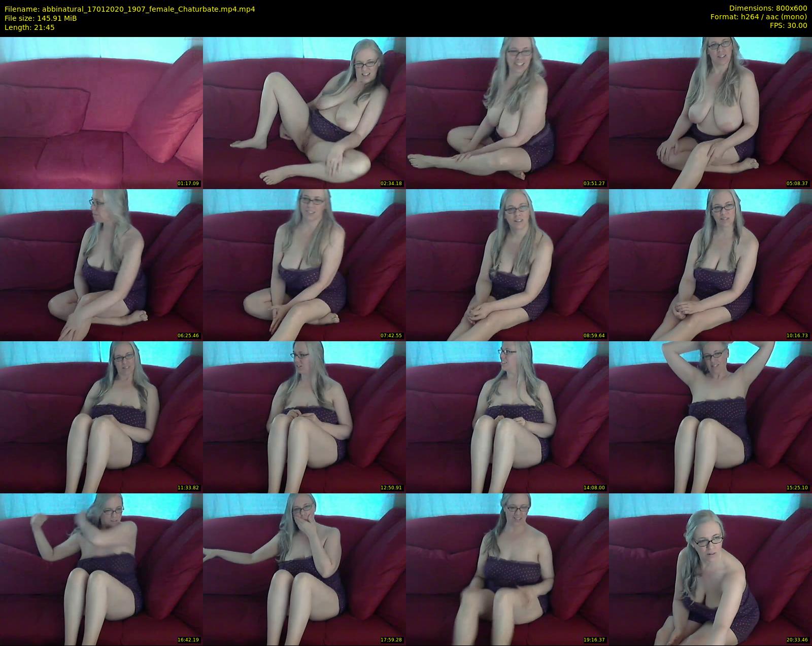 abbinatural — 22 minute Chaturbate female cam show recording, 480p, Jan 17, 2020