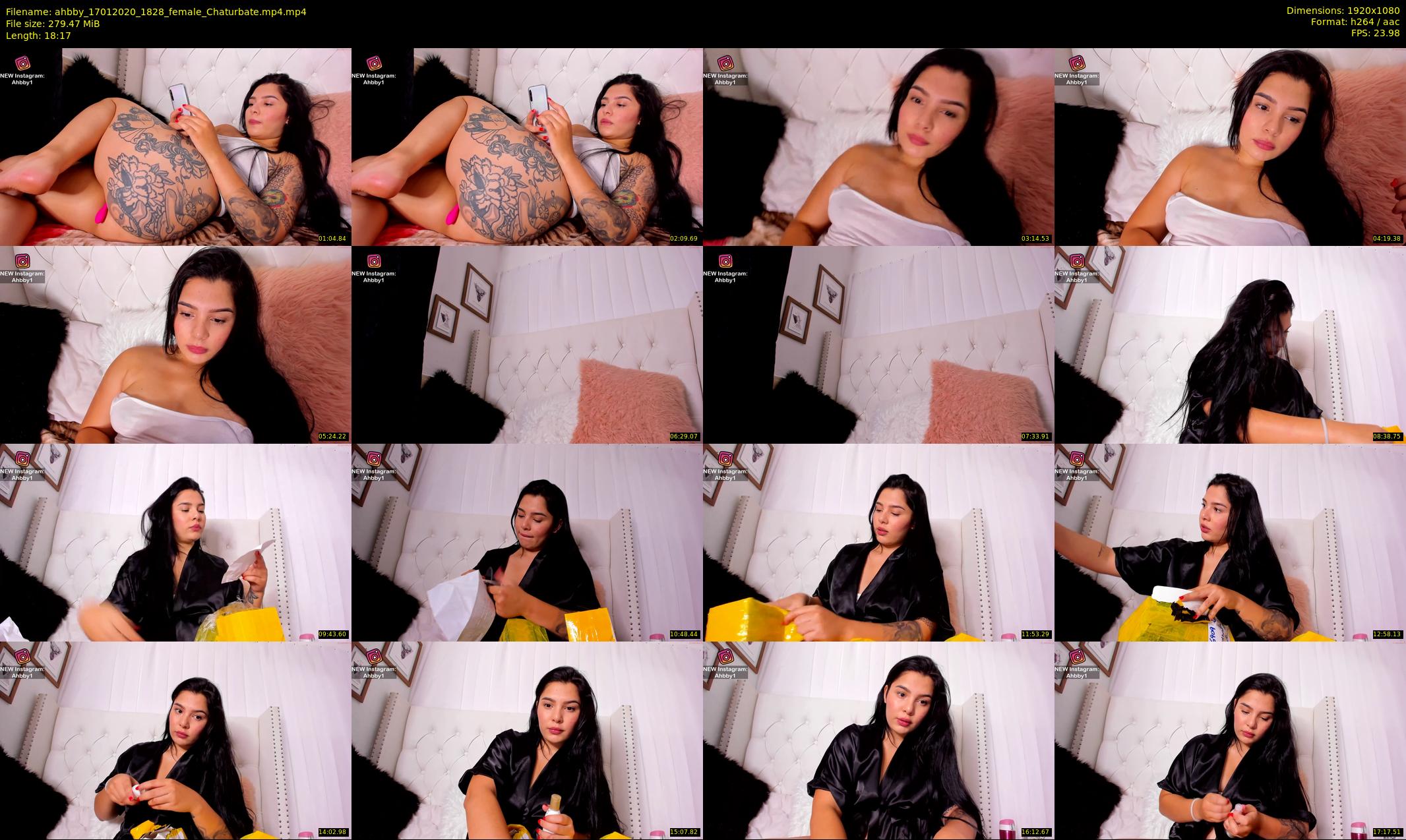 ahbby — 19 minute Chaturbate female cam show recording, 1080p, Jan 17, 2020